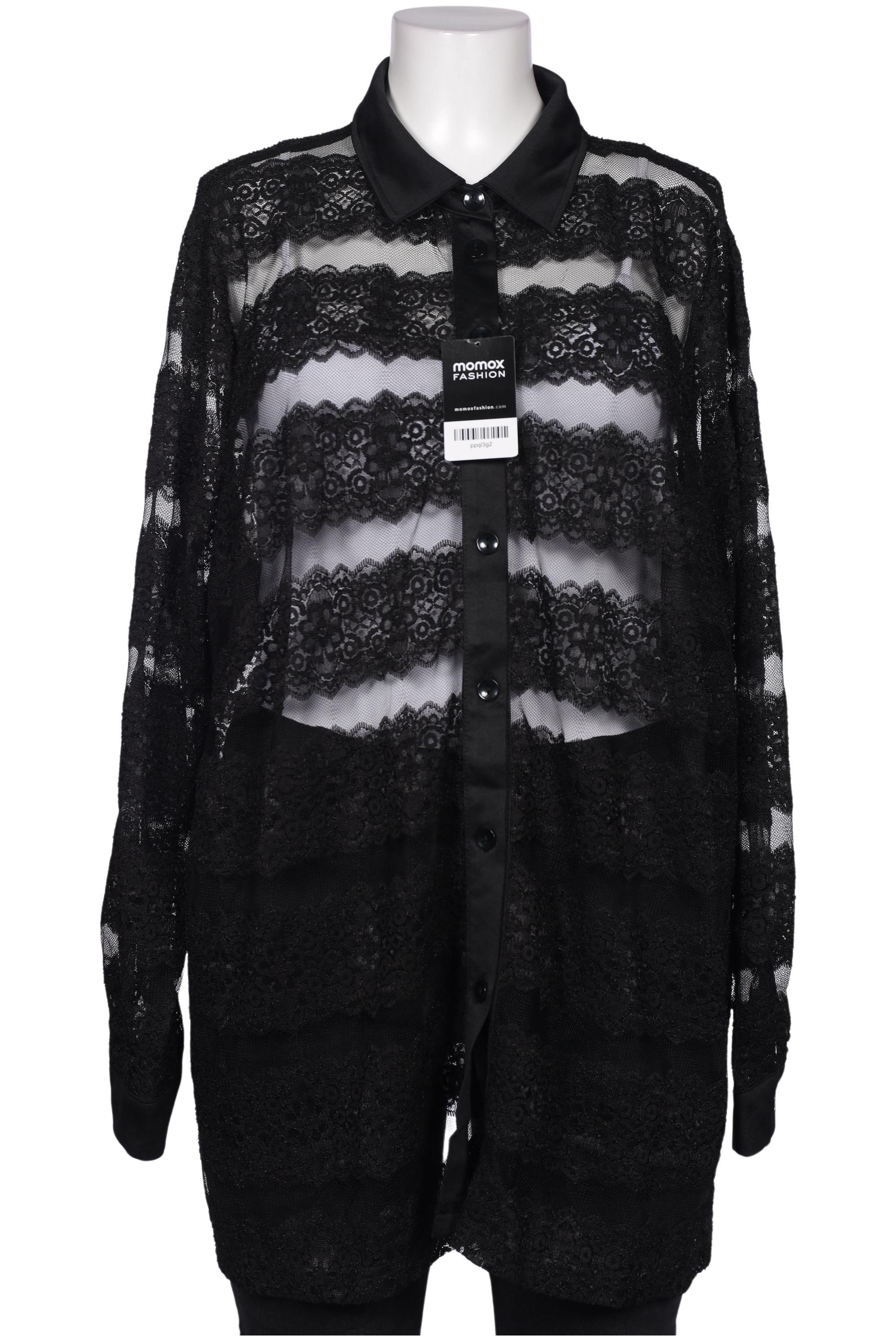 

Zizzi Damen Bluse, schwarz, Gr. 44