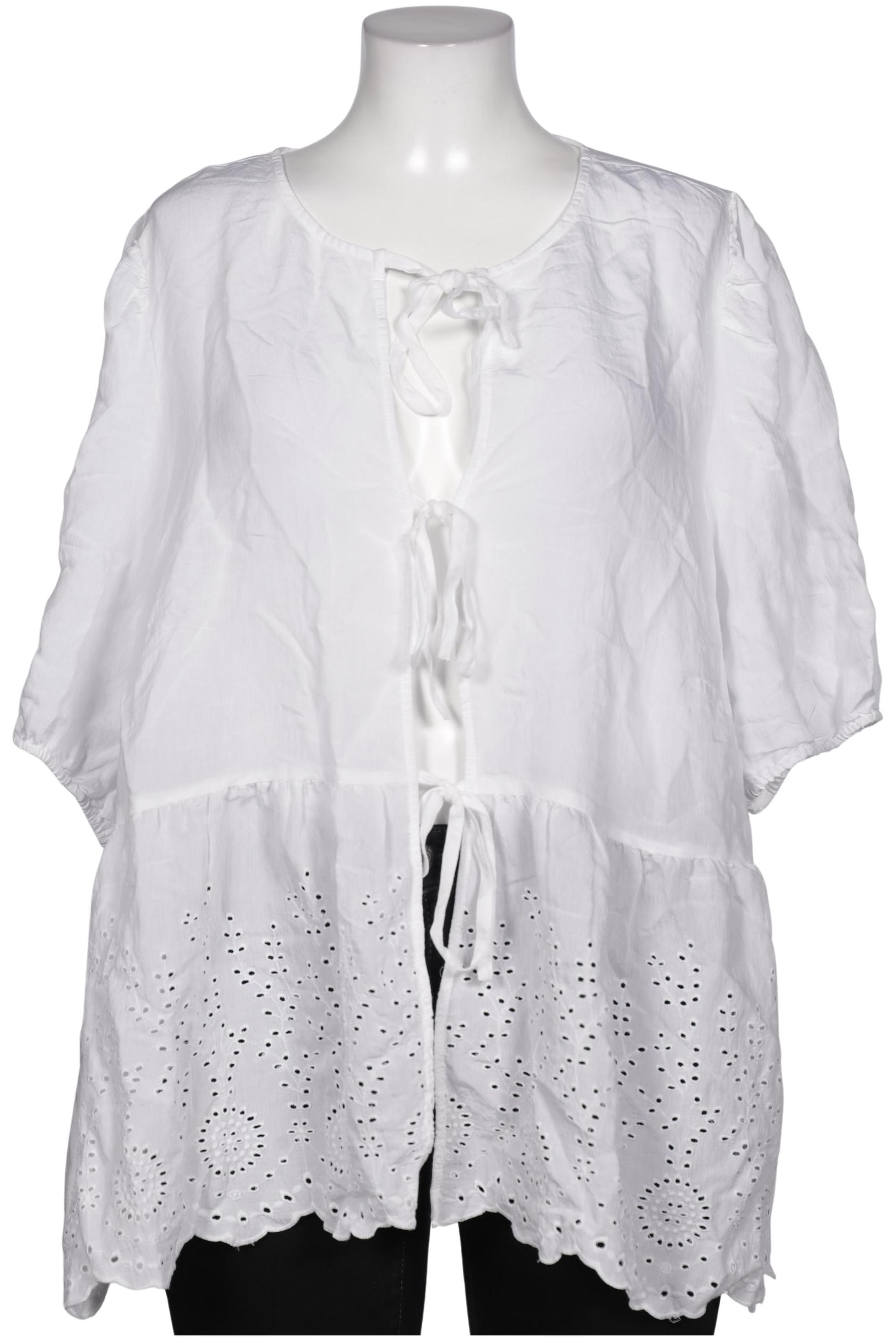 

Zizzi Damen Bluse, weiß, Gr. 44
