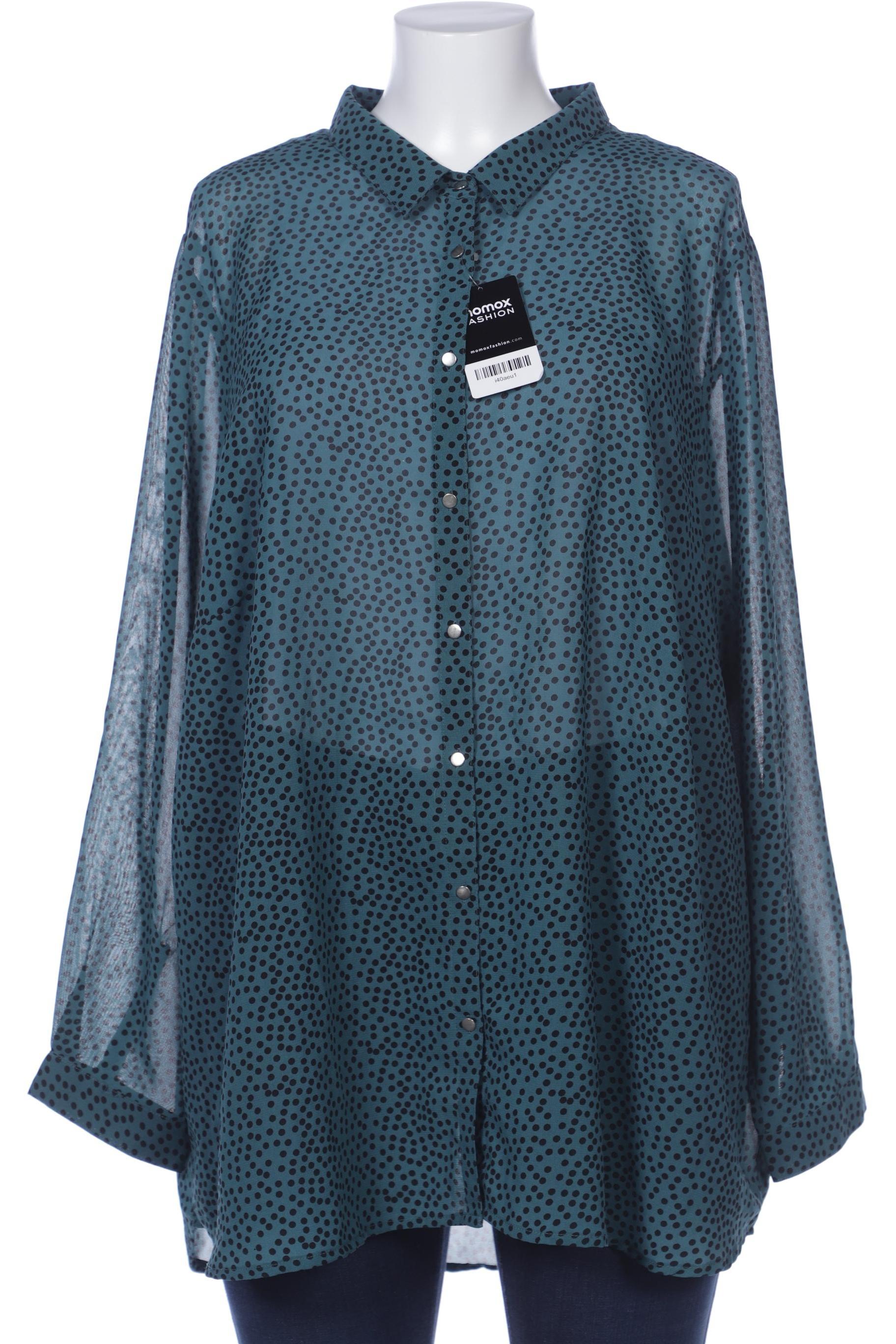 

Zizzi Damen Bluse, türkis, Gr. 44