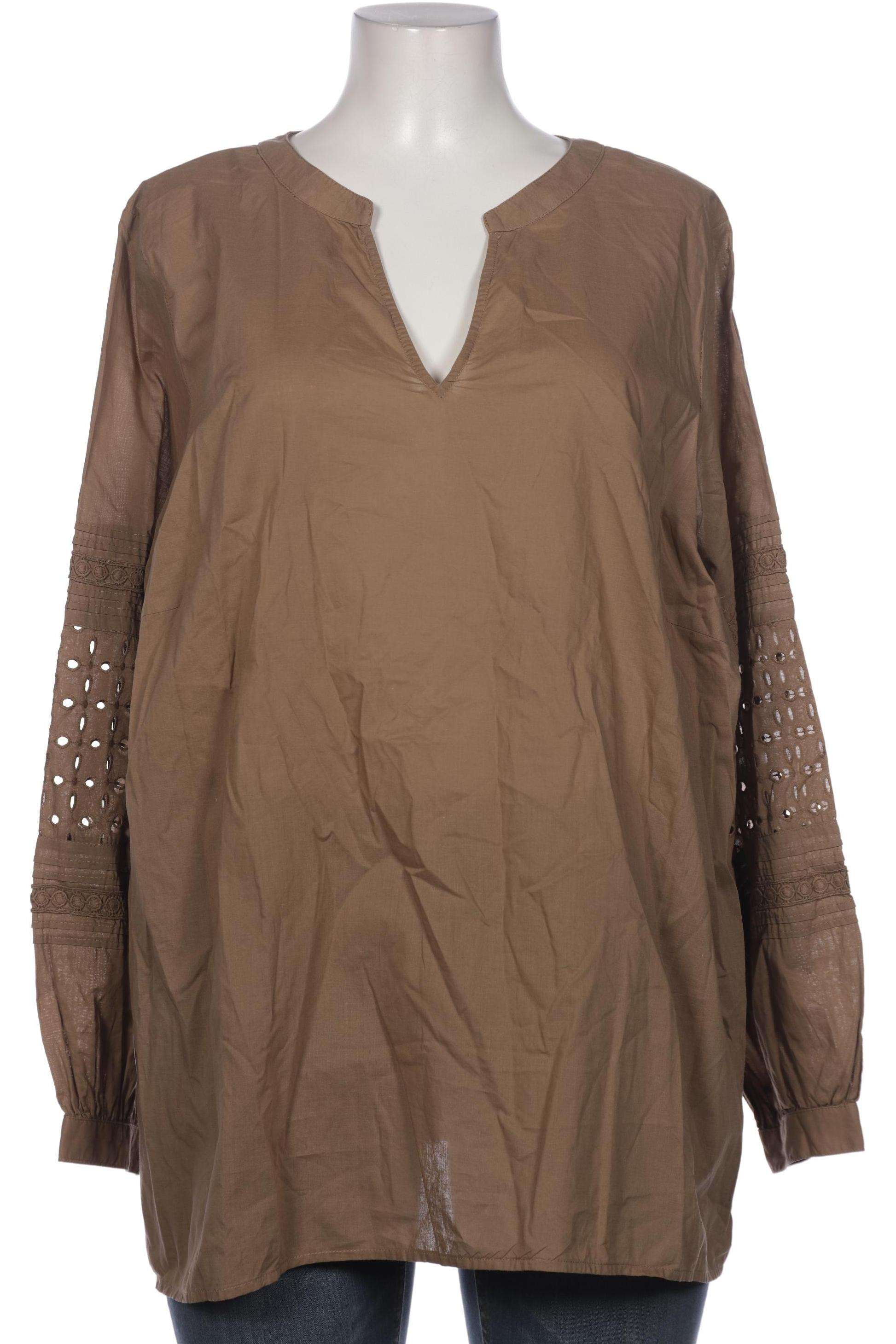 

Zizzi Damen Bluse, braun, Gr. 44