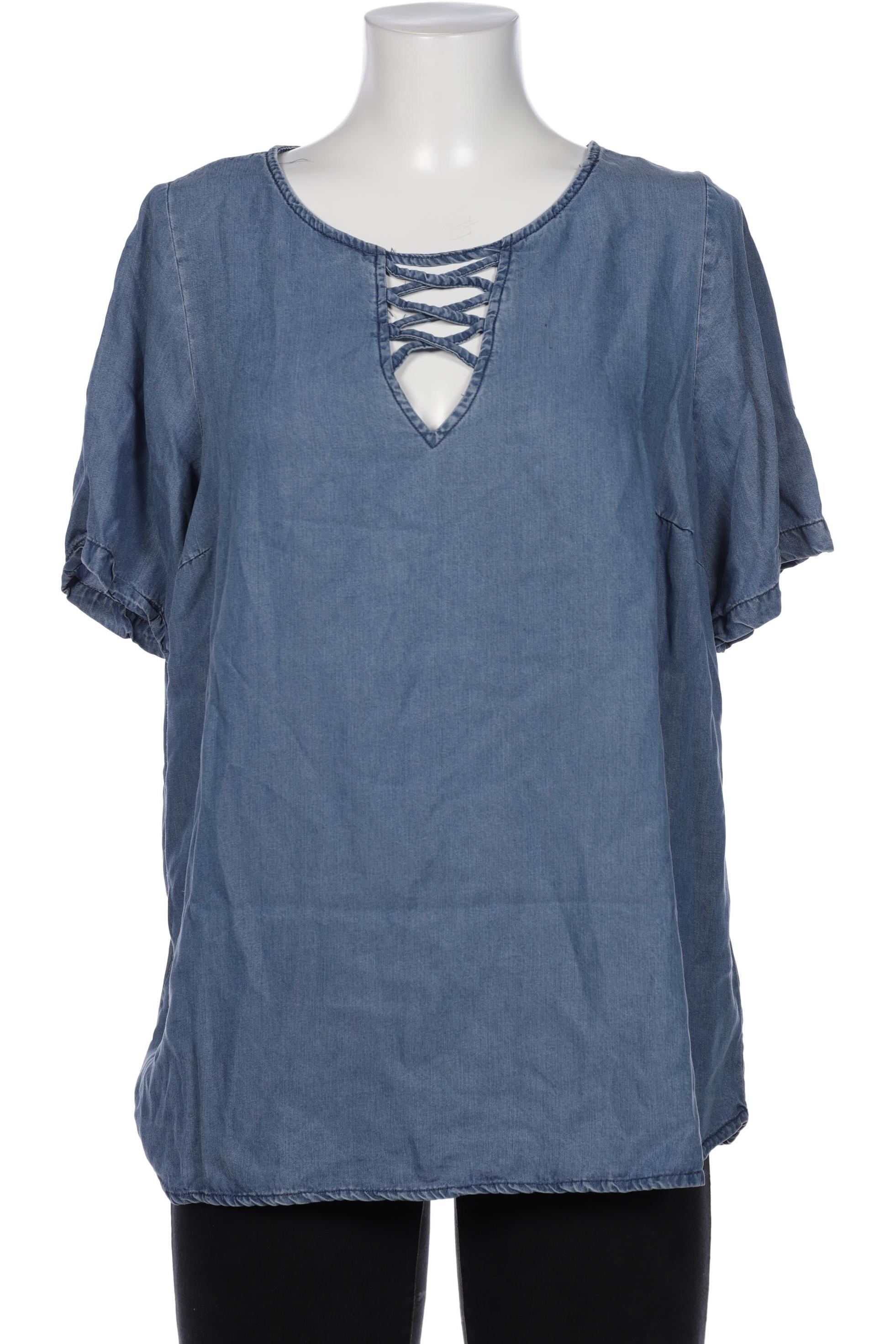 

Zizzi Damen Bluse, blau, Gr. 38