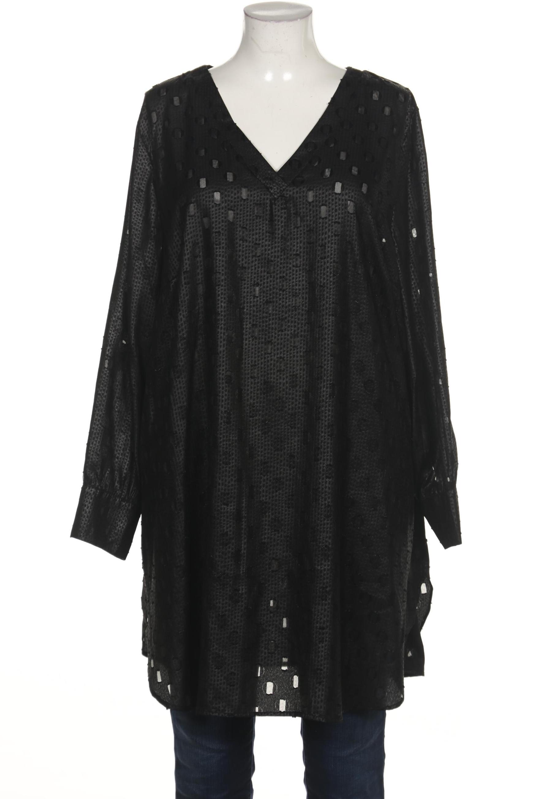 

Zizzi Damen Bluse, schwarz, Gr. 44