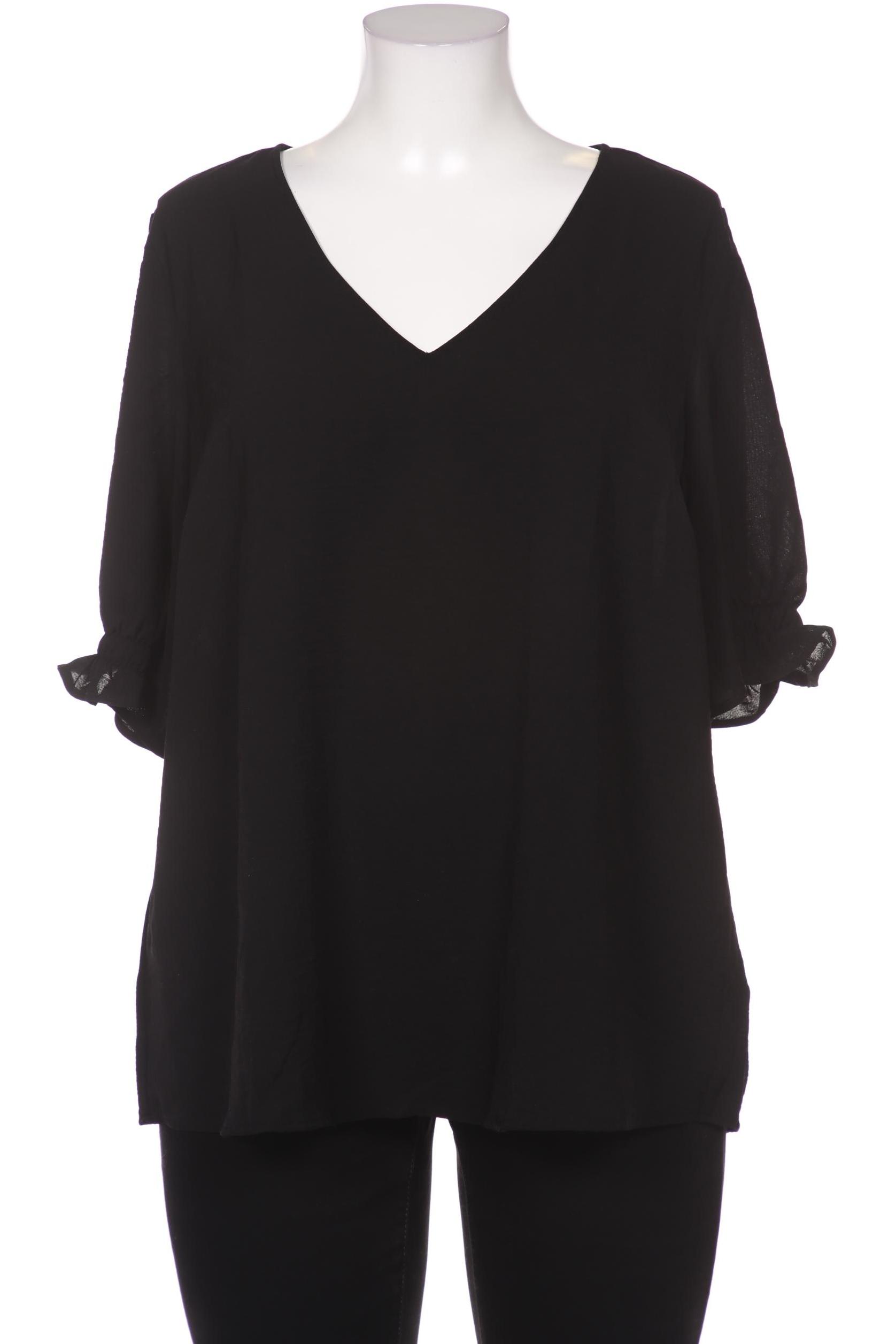 

Zizzi Damen Bluse, schwarz, Gr. 48