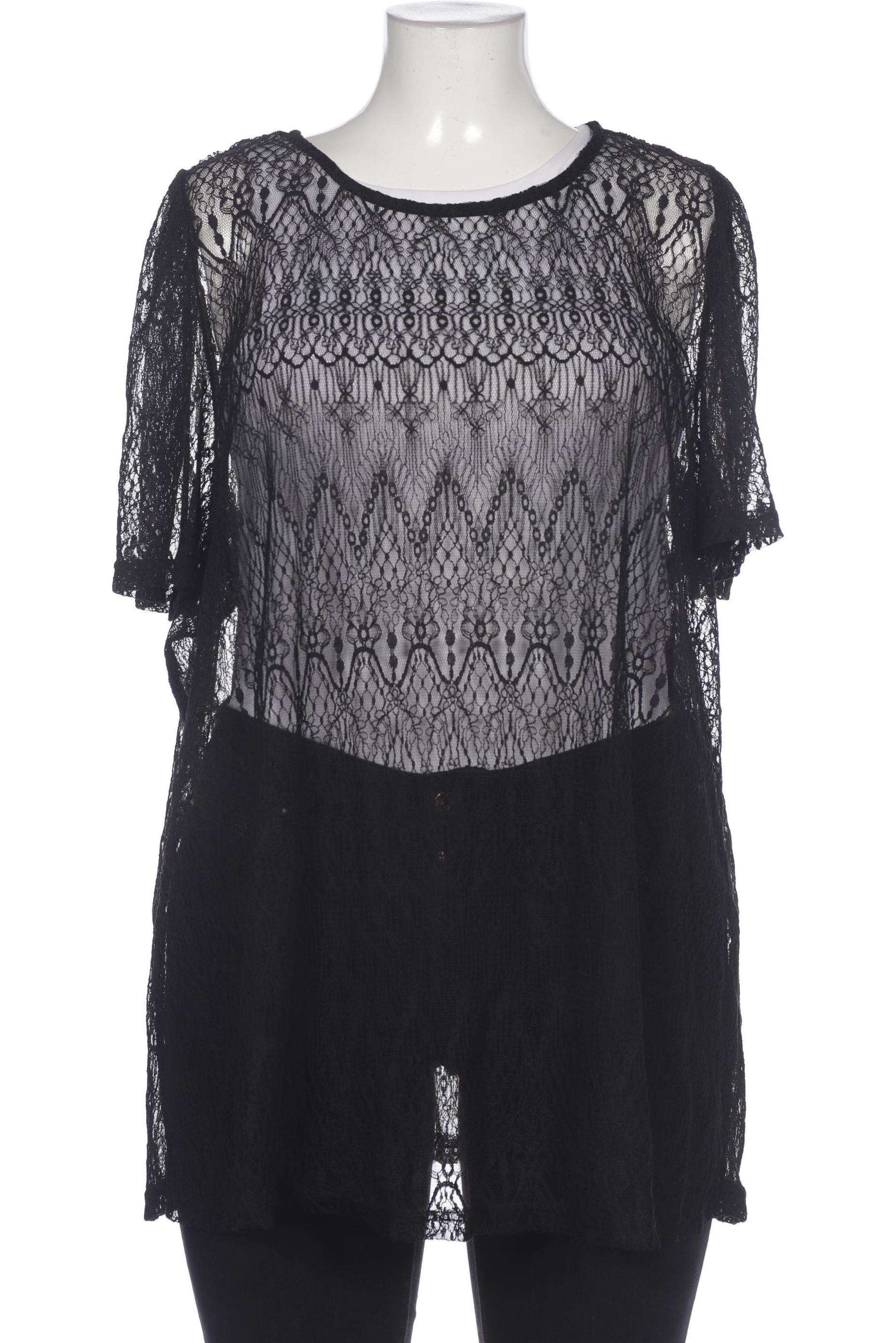 

Zizzi Damen Bluse, schwarz, Gr. 44