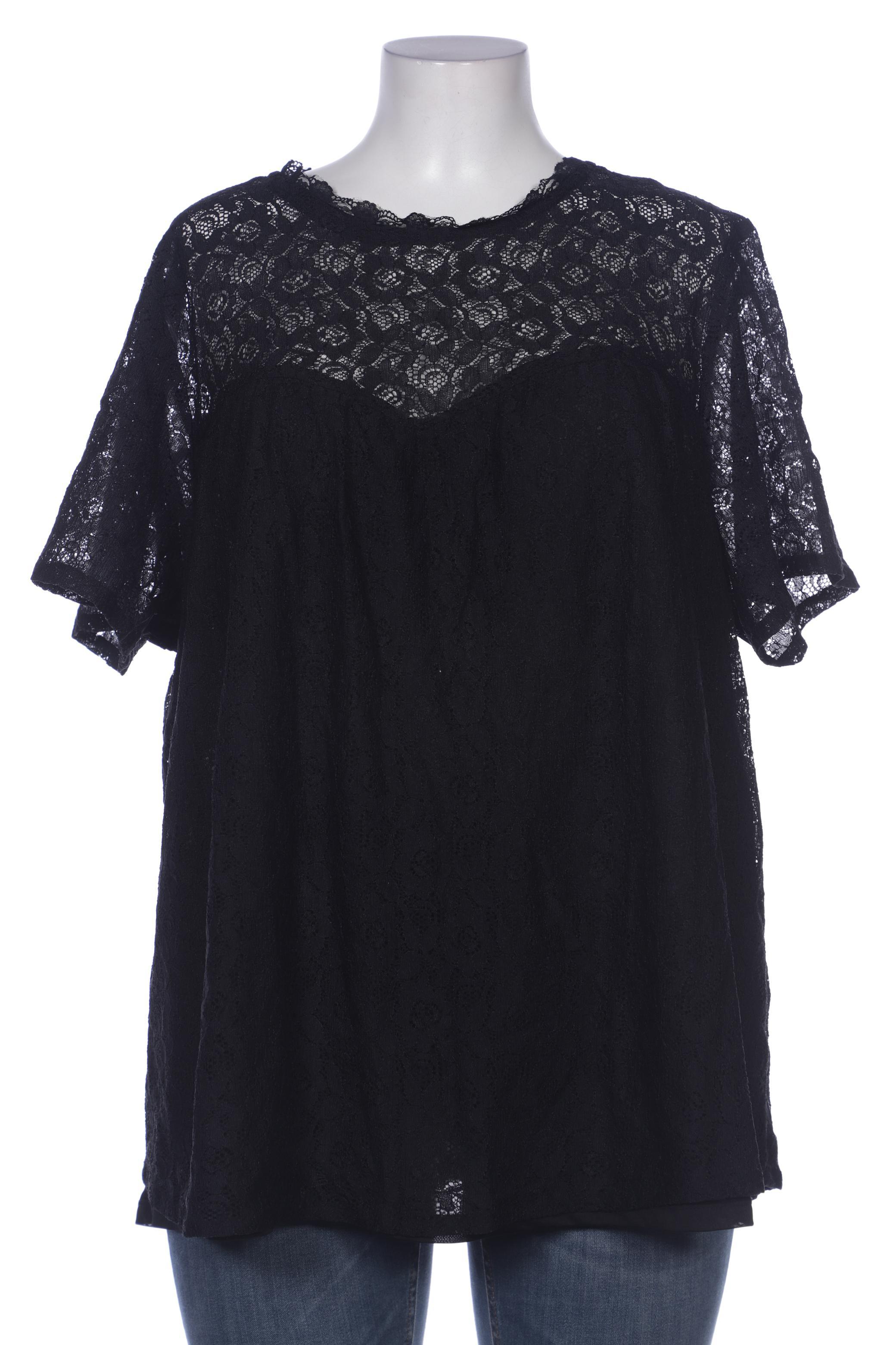 

Zizzi Damen Bluse, schwarz, Gr. 44