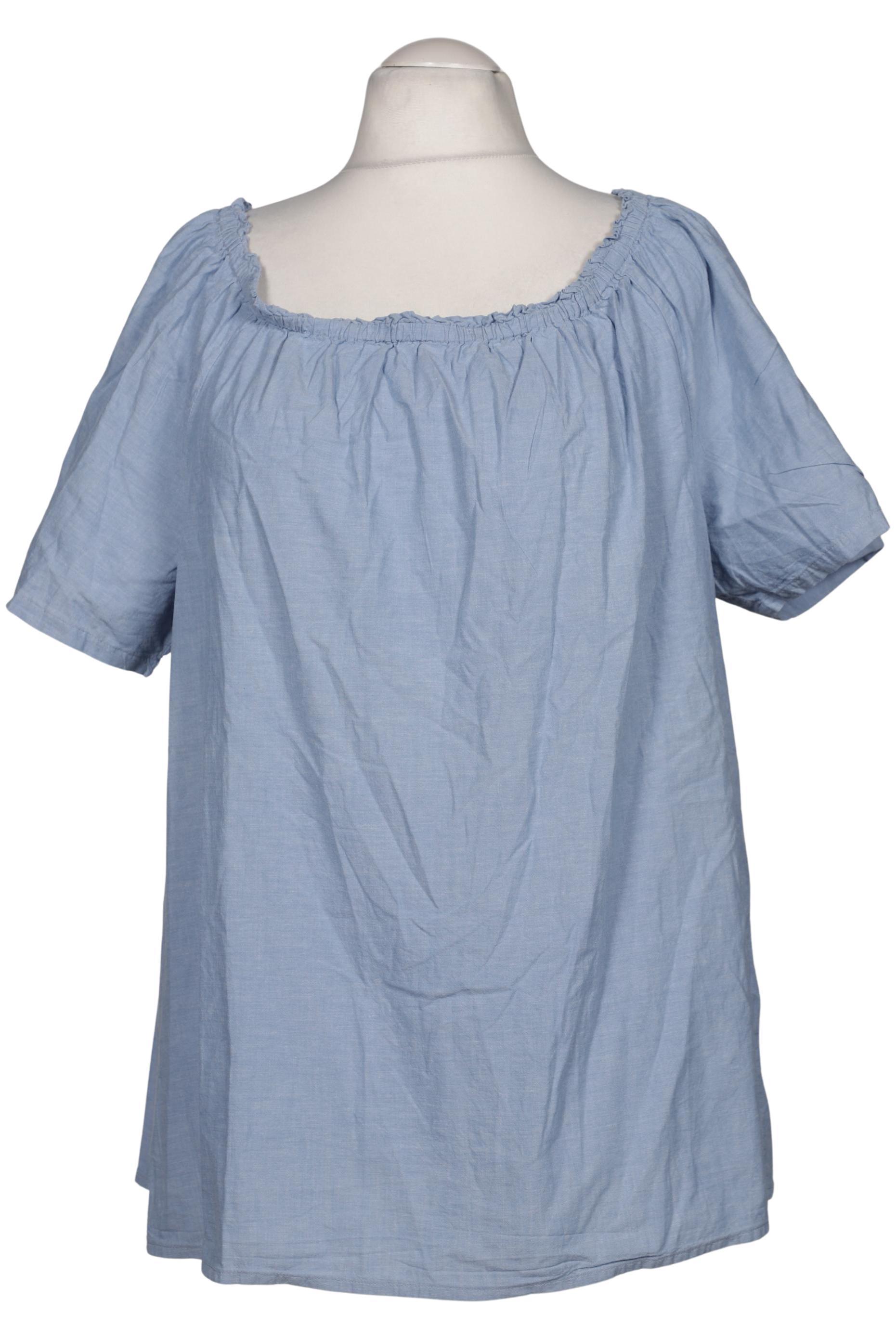 

Zizzi Damen Bluse, hellblau, Gr. 42