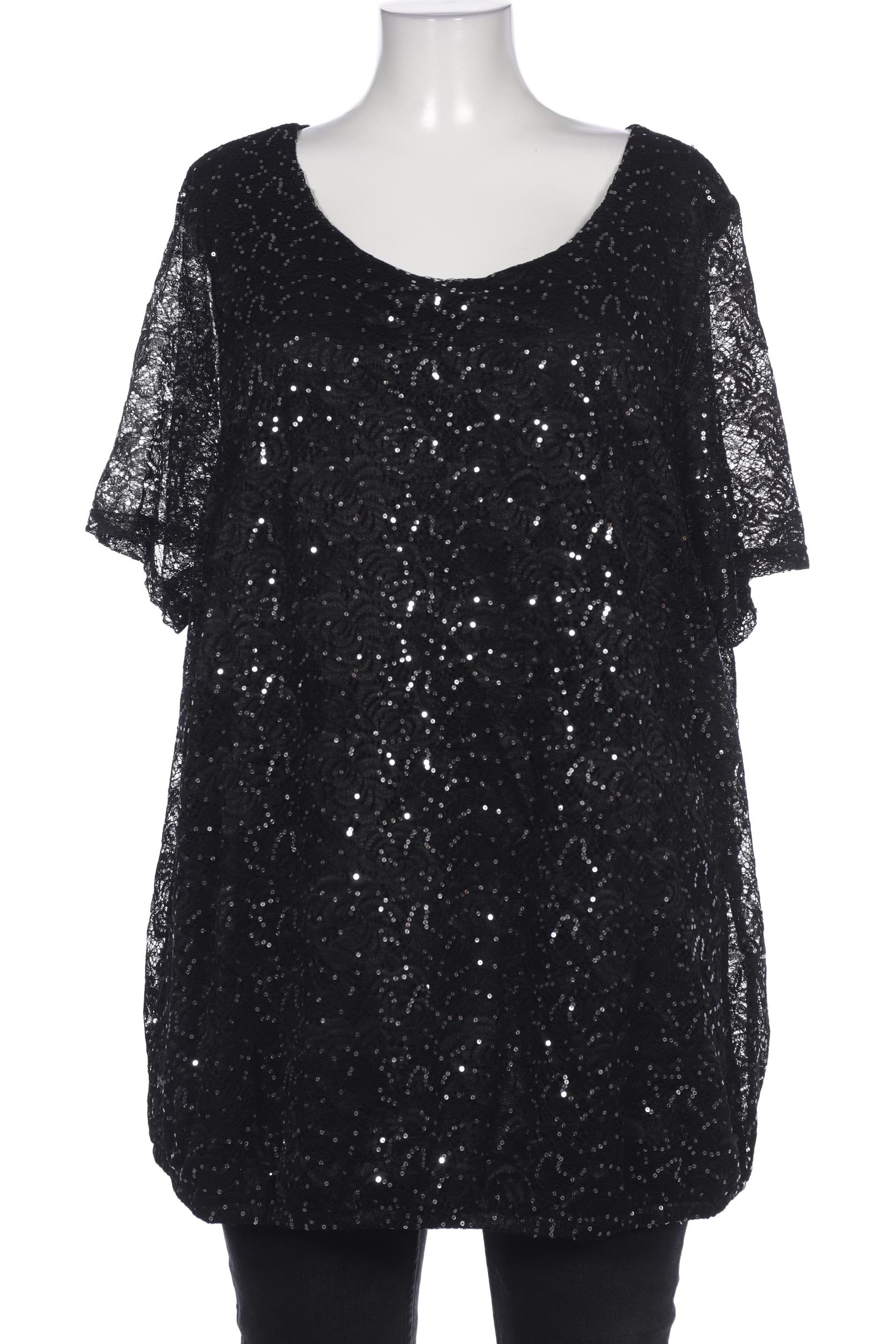 

Zizzi Damen Bluse, schwarz, Gr. 44