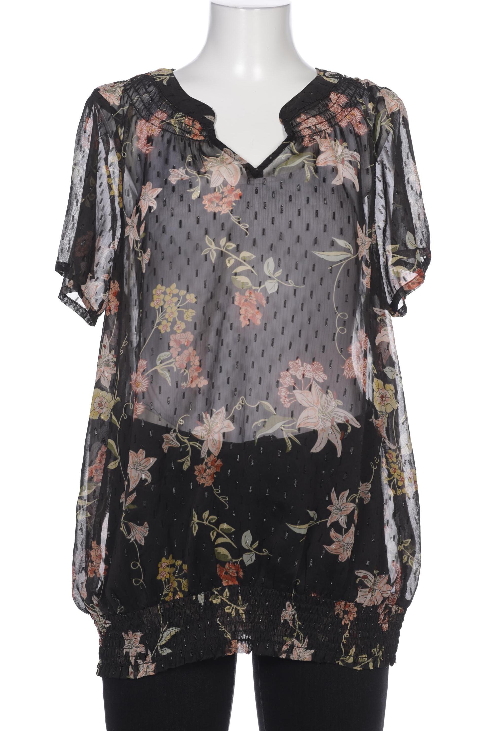 

Zizzi Damen Bluse, schwarz, Gr. 38