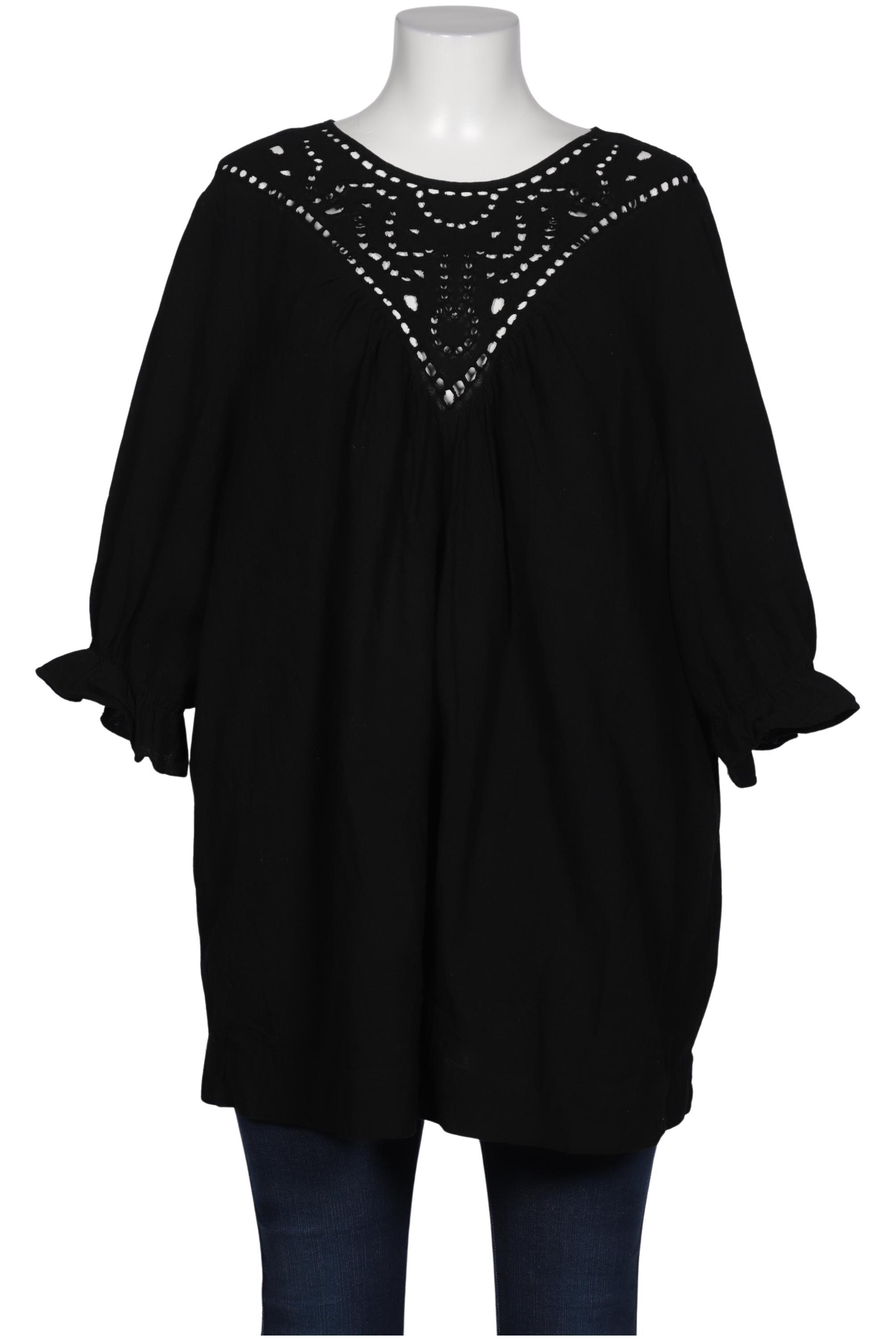 

Zizzi Damen Bluse, schwarz, Gr. 44