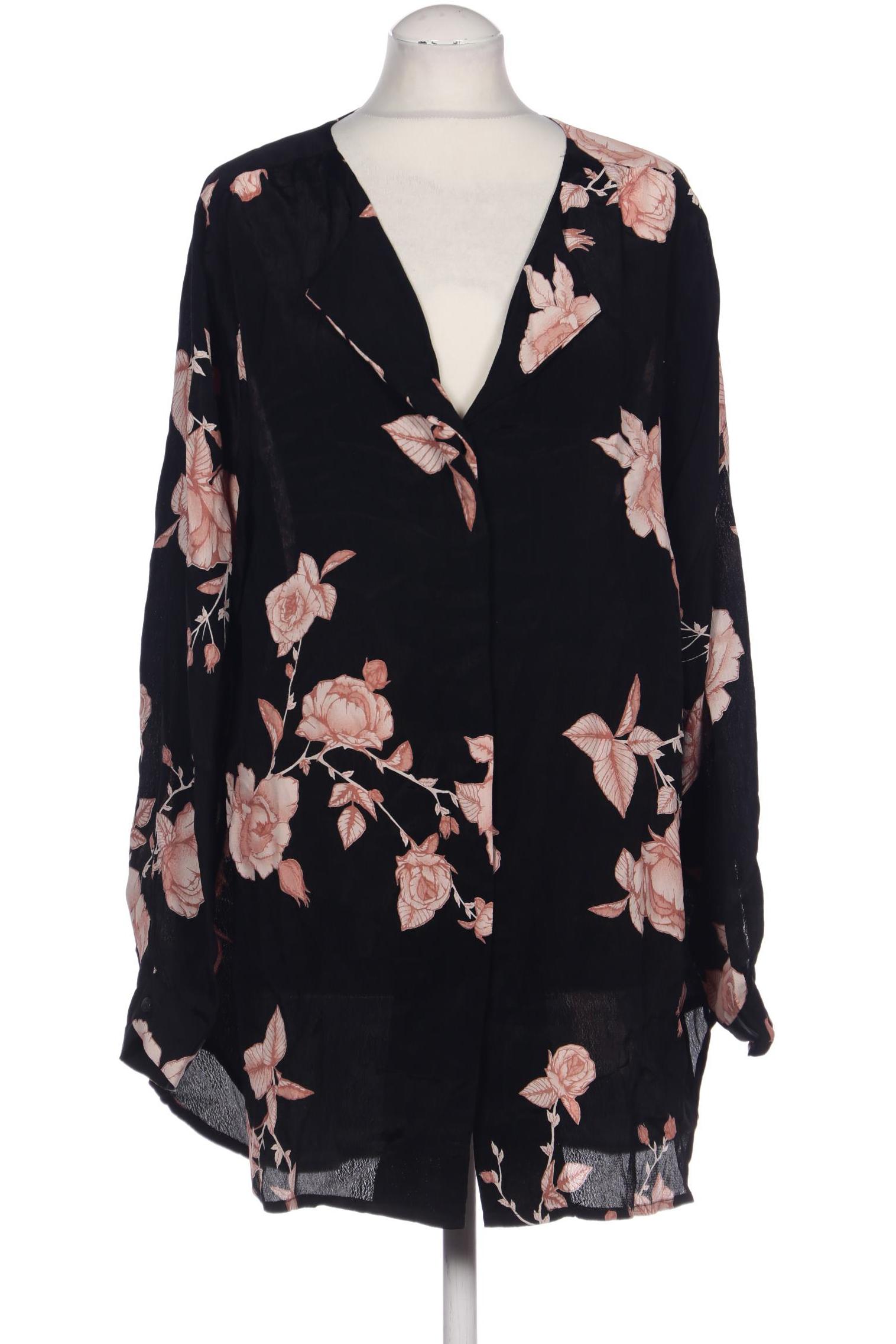 

Zizzi Damen Bluse, schwarz, Gr. 38