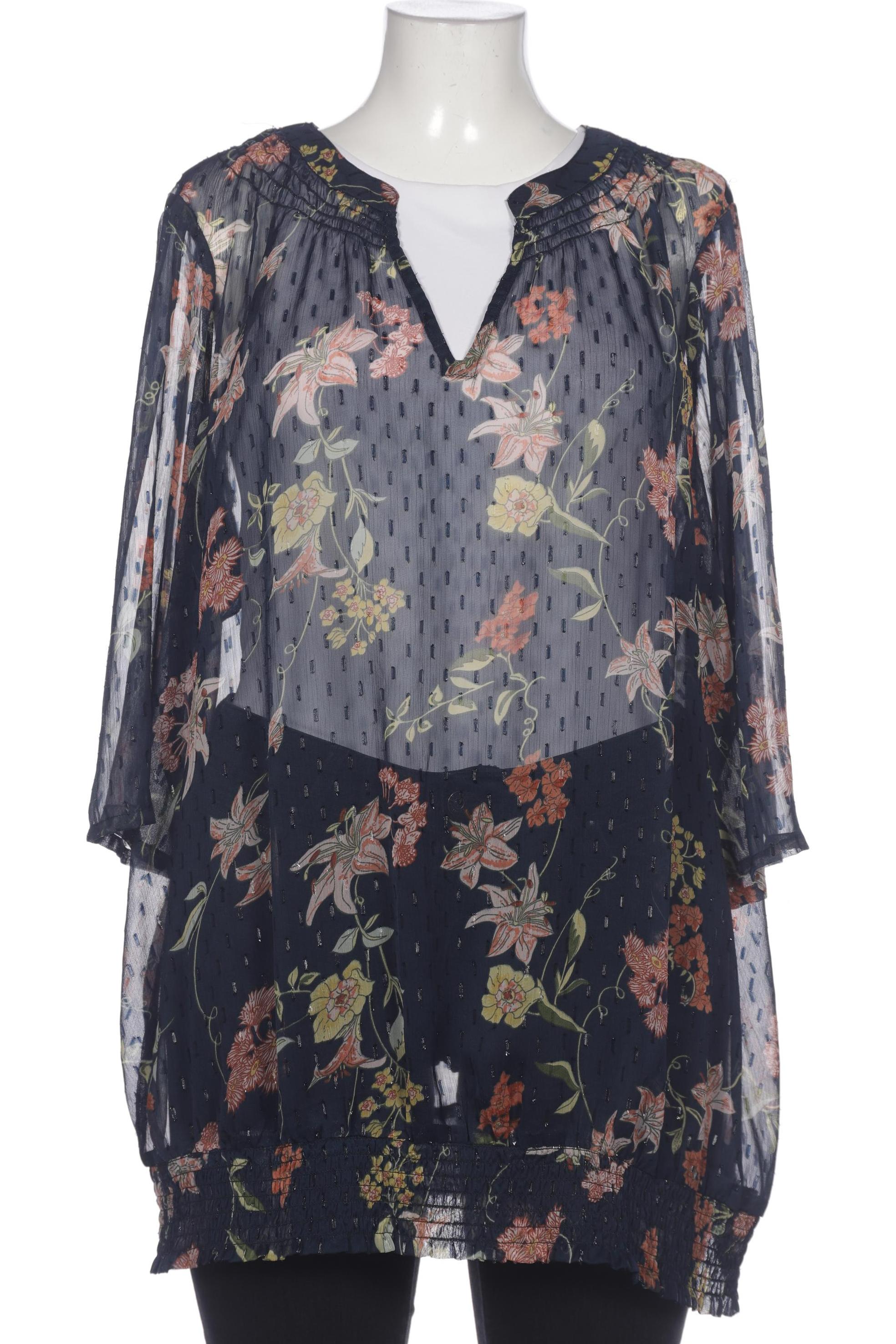 

Zizzi Damen Bluse, marineblau, Gr. 44