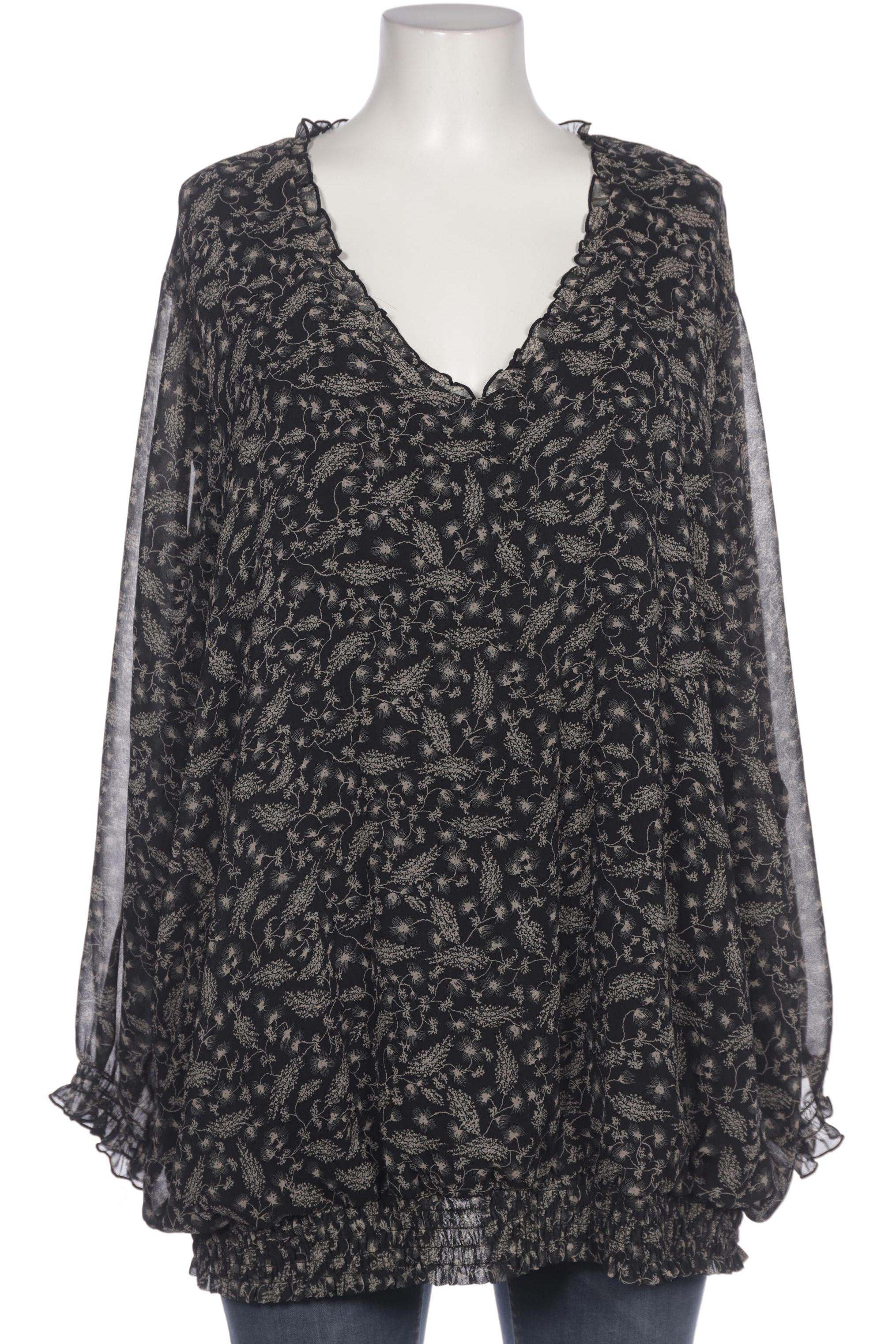 

Zizzi Damen Bluse, schwarz, Gr. 44