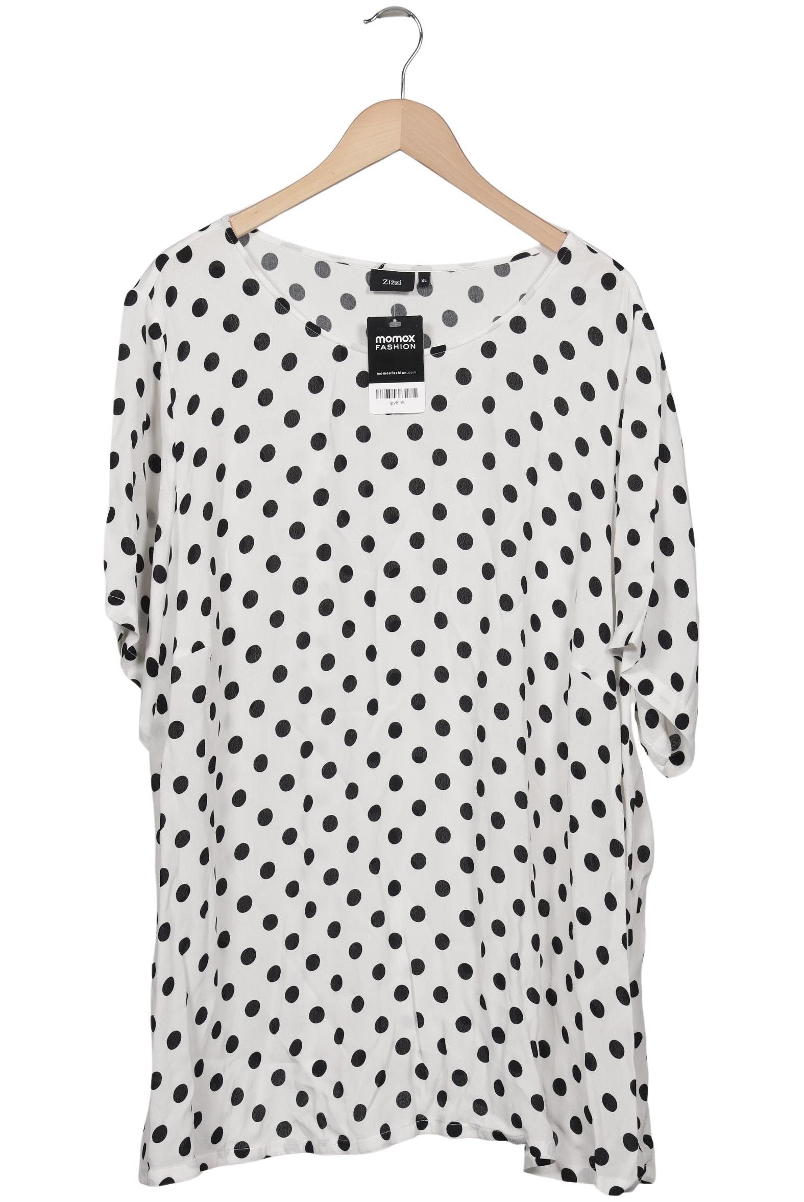 

Zizzi Damen Bluse, weiß, Gr. 44