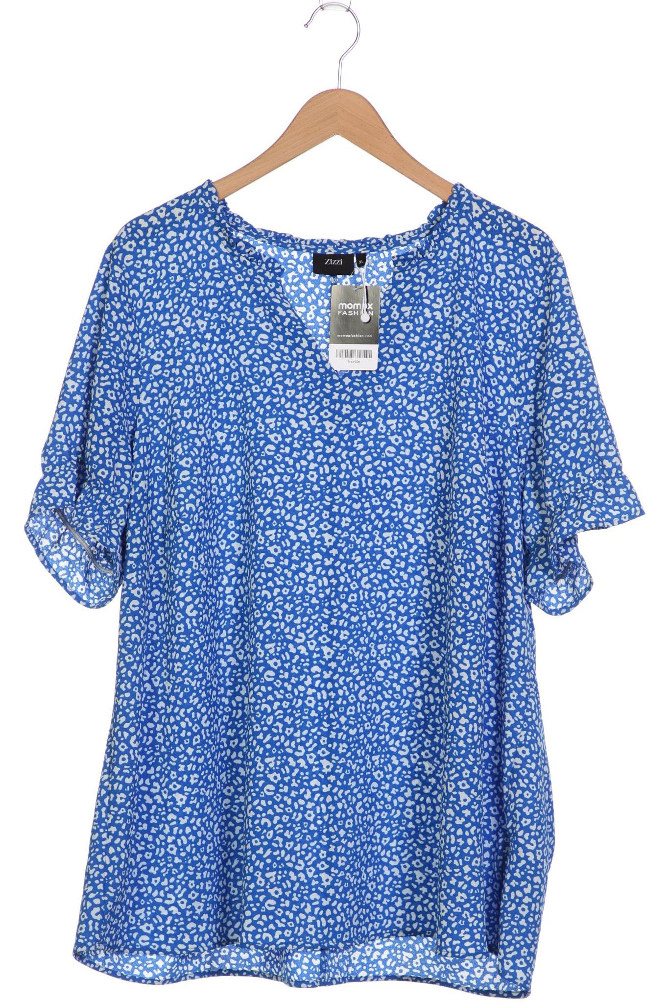 

Zizzi Damen Bluse, blau, Gr. 44