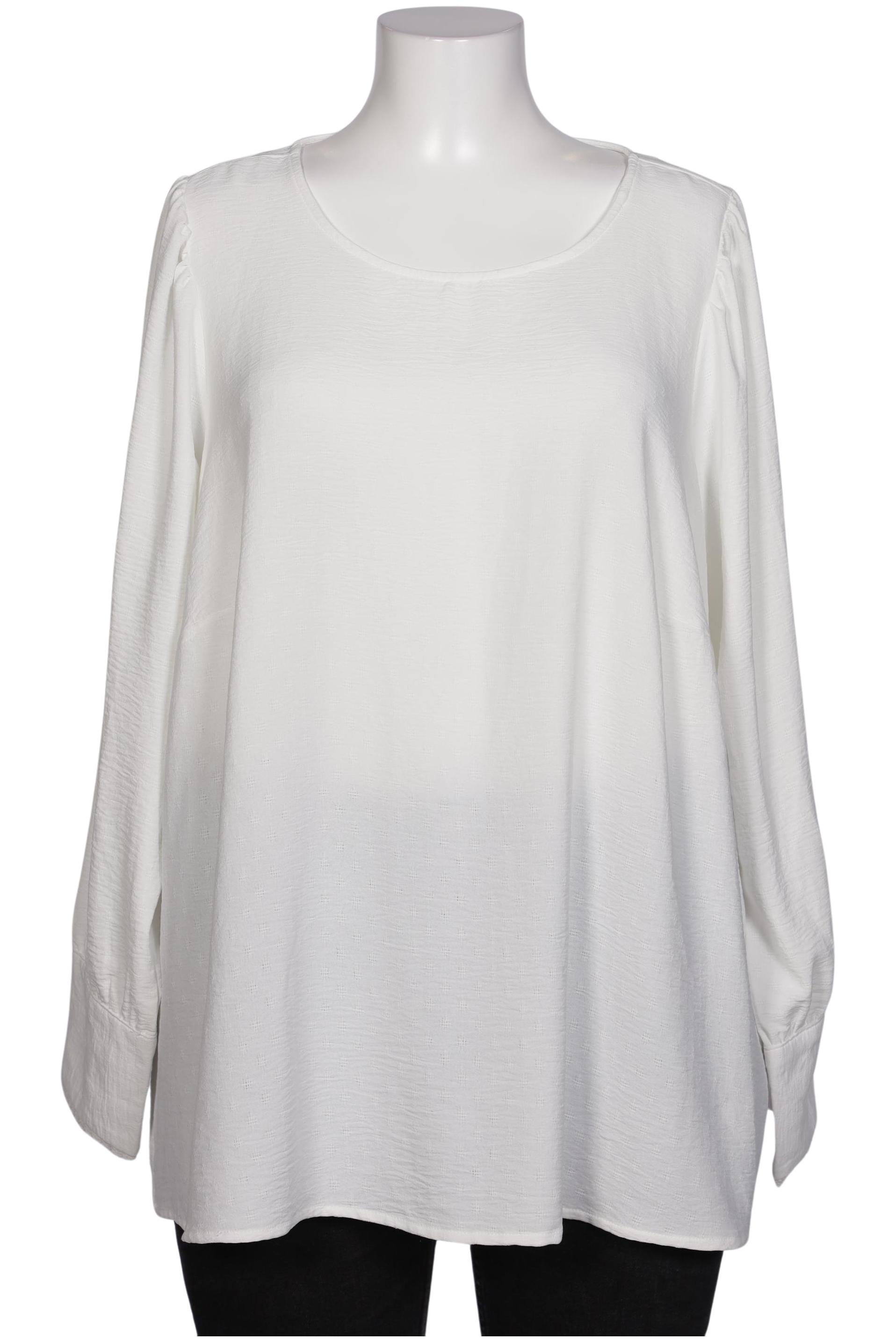 

Zizzi Damen Bluse, weiß, Gr. 42