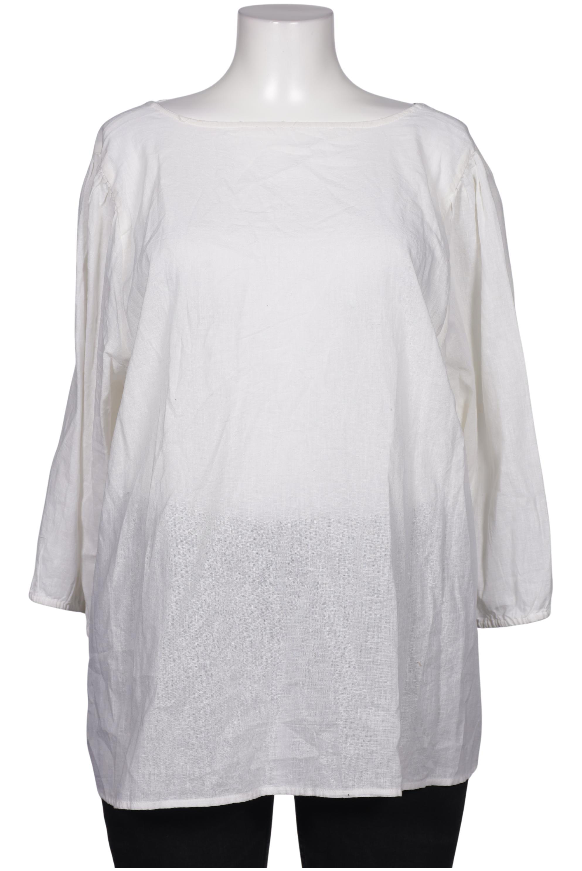 

Zizzi Damen Bluse, weiß, Gr. 46