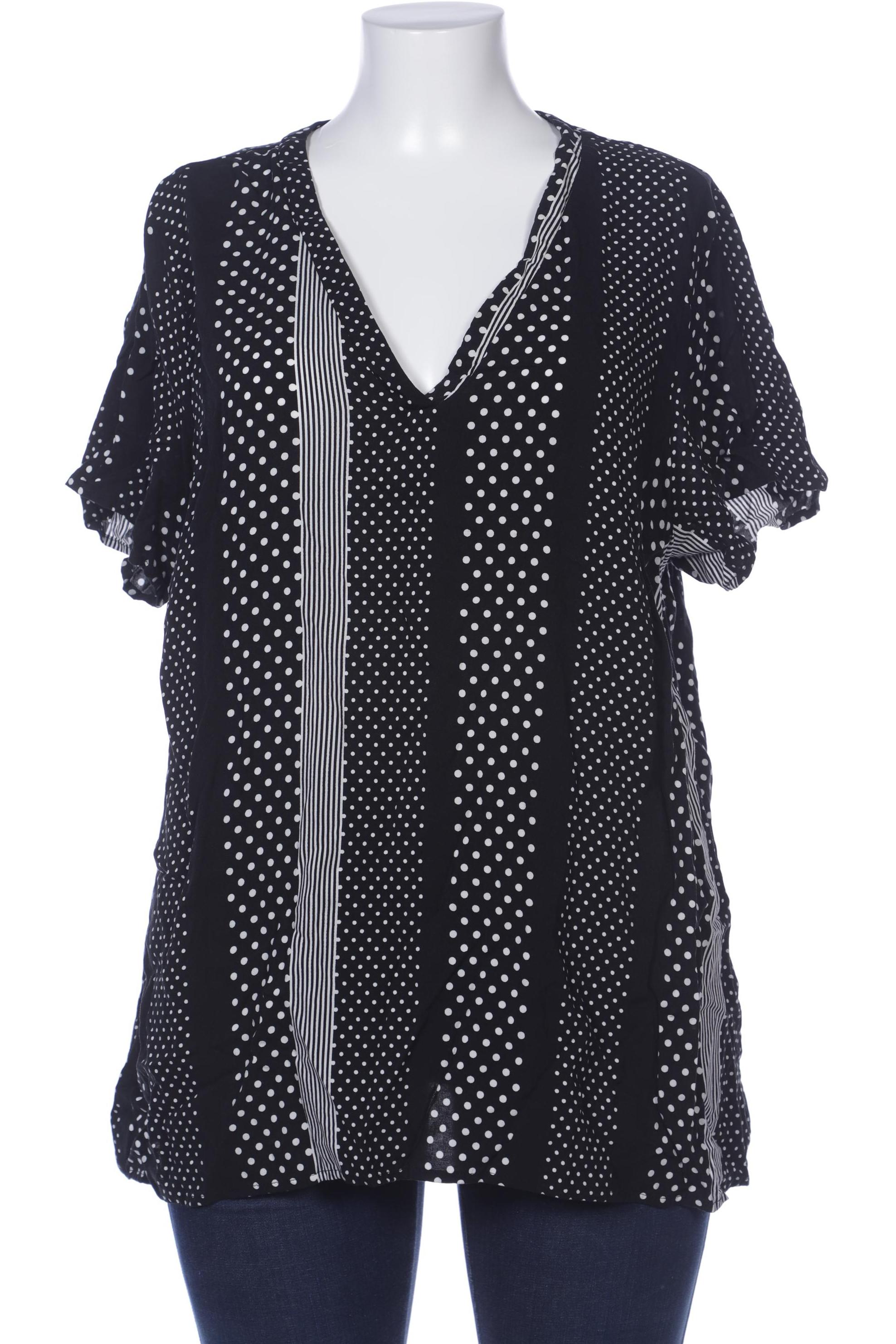 

Zizzi Damen Bluse, schwarz, Gr. 42