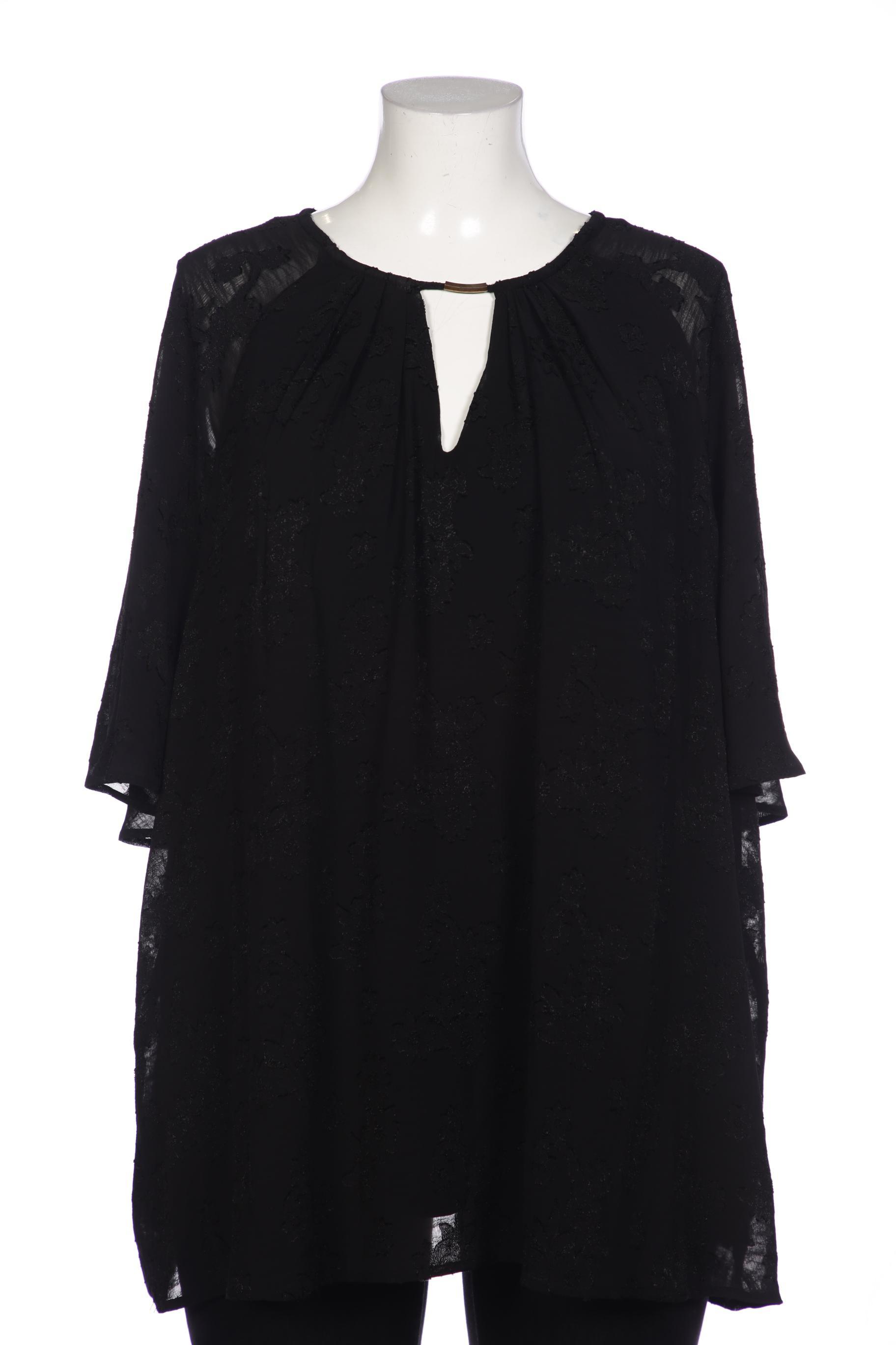 

Zizzi Damen Bluse, schwarz, Gr. 44