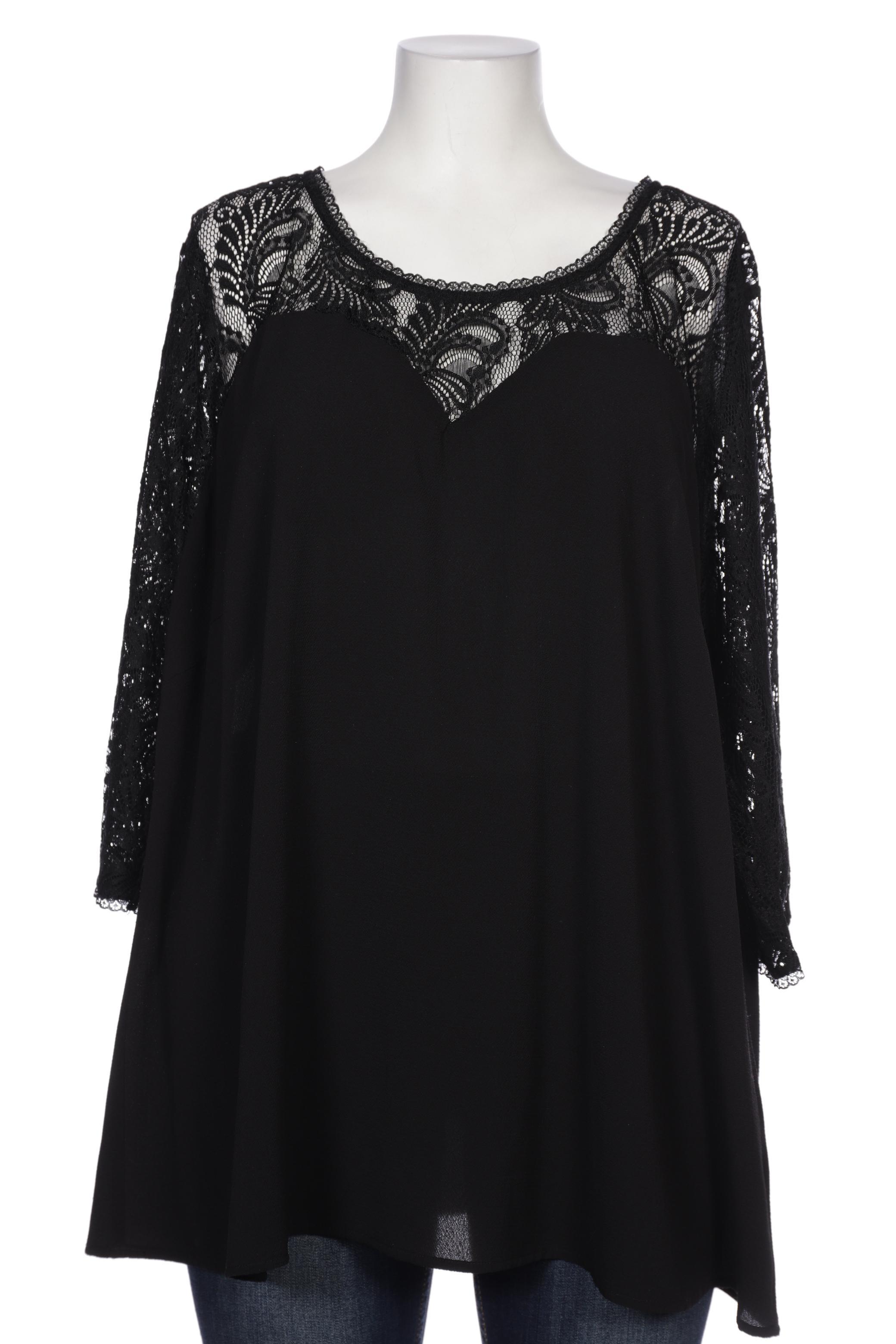 

Zizzi Damen Bluse, schwarz, Gr. 44