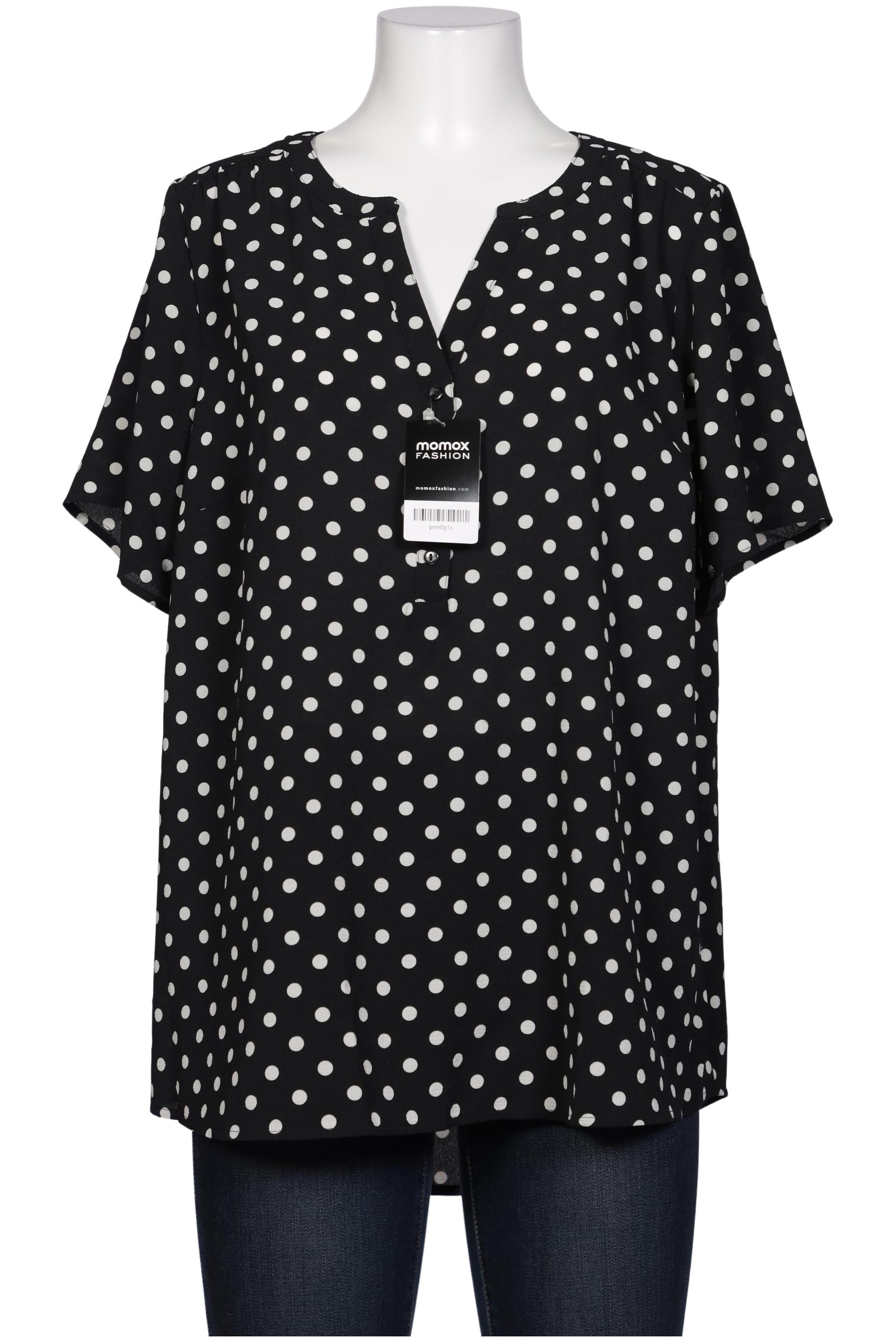 

Zizzi Damen Bluse, schwarz, Gr. 38