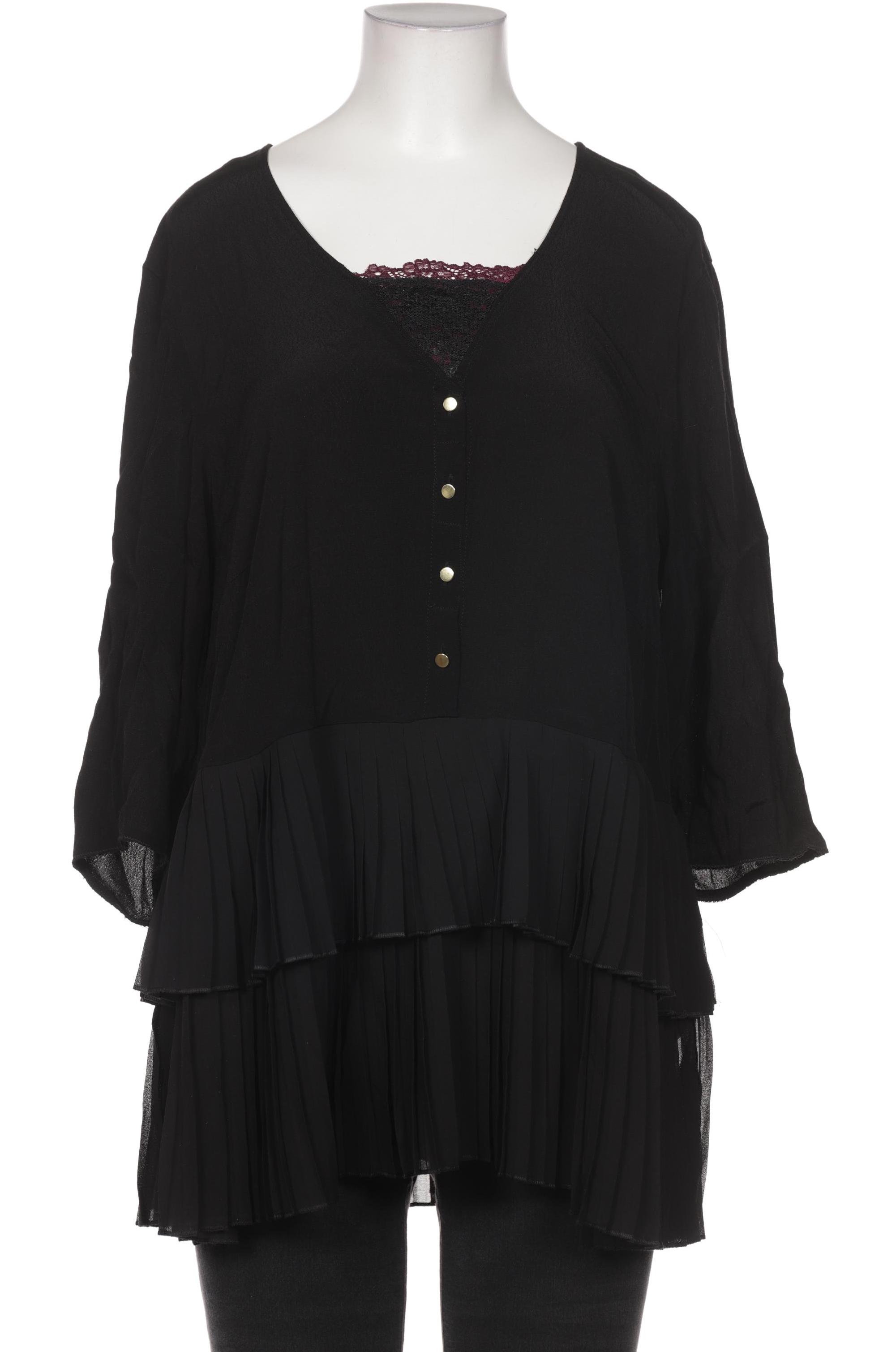 

Zizzi Damen Bluse, schwarz, Gr. 36