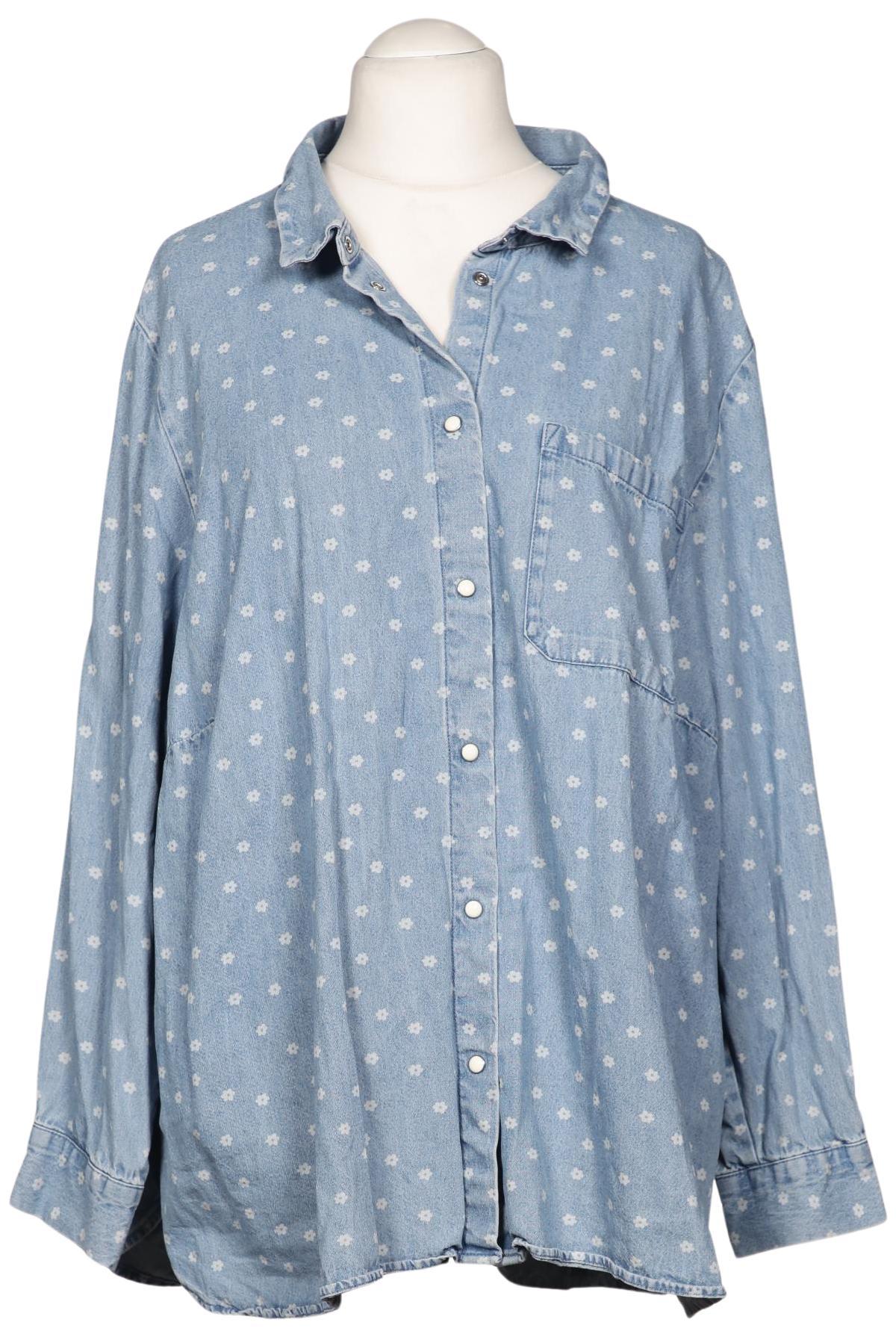 

Zizzi Damen Bluse, hellblau, Gr. 46