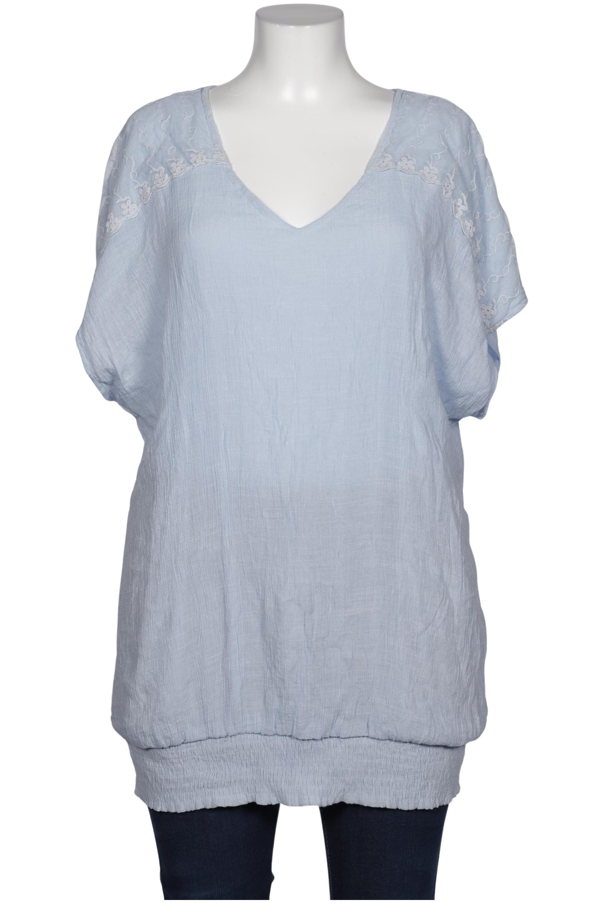 

Zizzi Damen Bluse, hellblau, Gr. 44