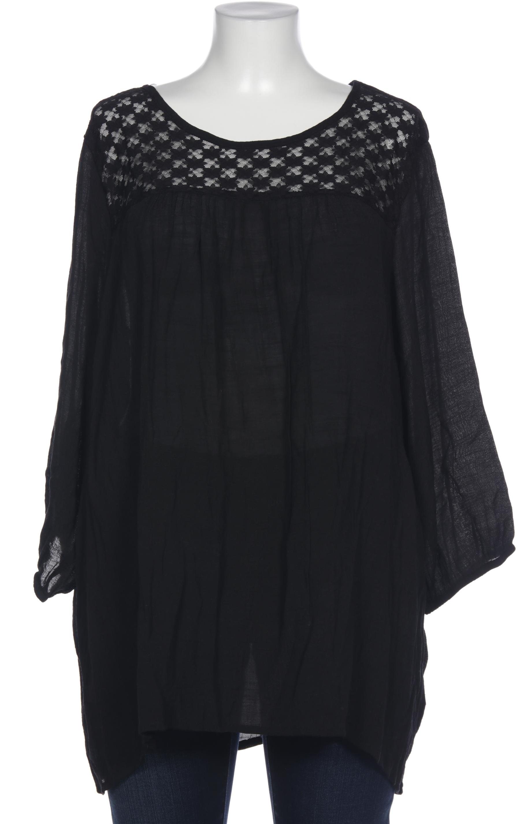 

Zizzi Damen Bluse, schwarz, Gr. 44