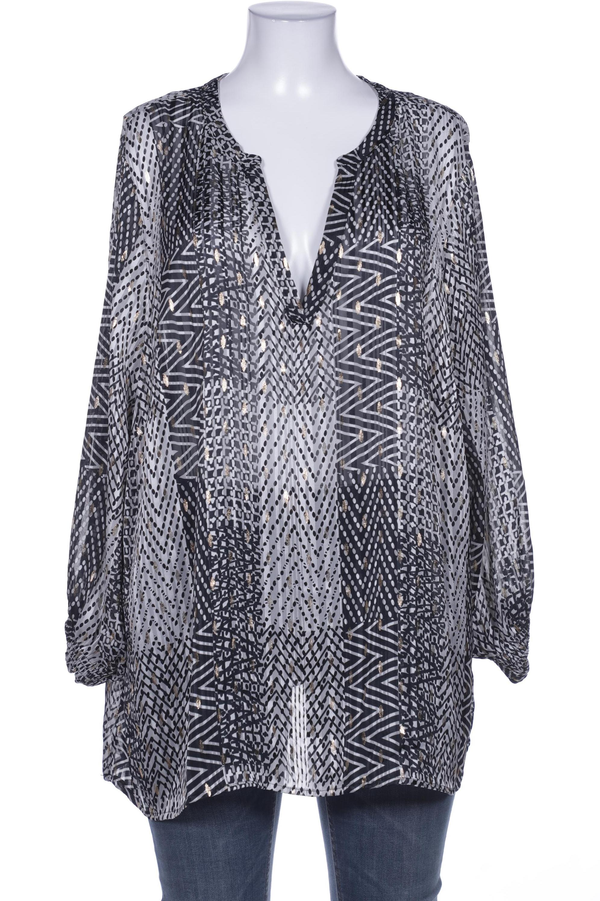 

Zizzi Damen Bluse, schwarz, Gr. 44