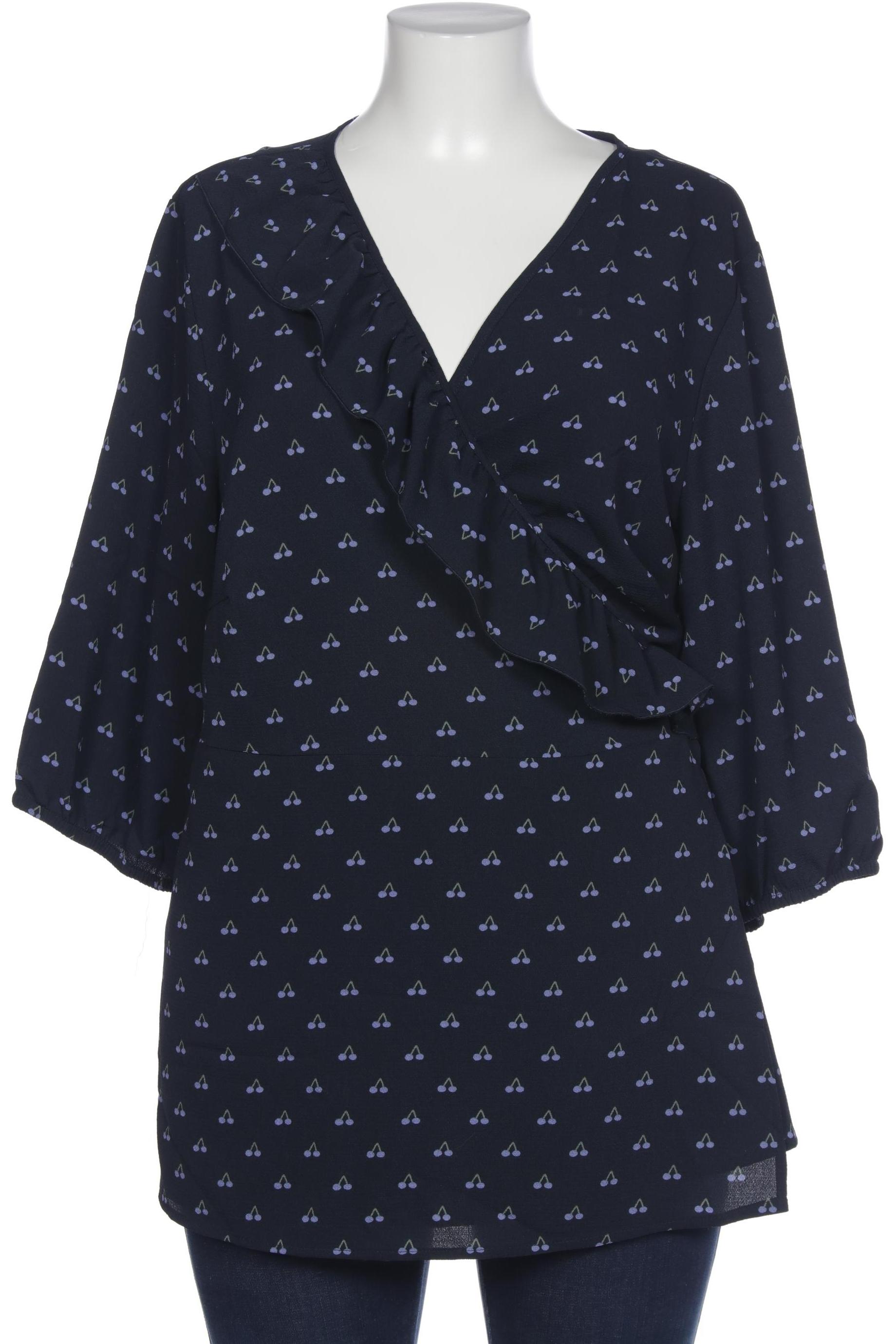 

Zizzi Damen Bluse, marineblau, Gr. 44