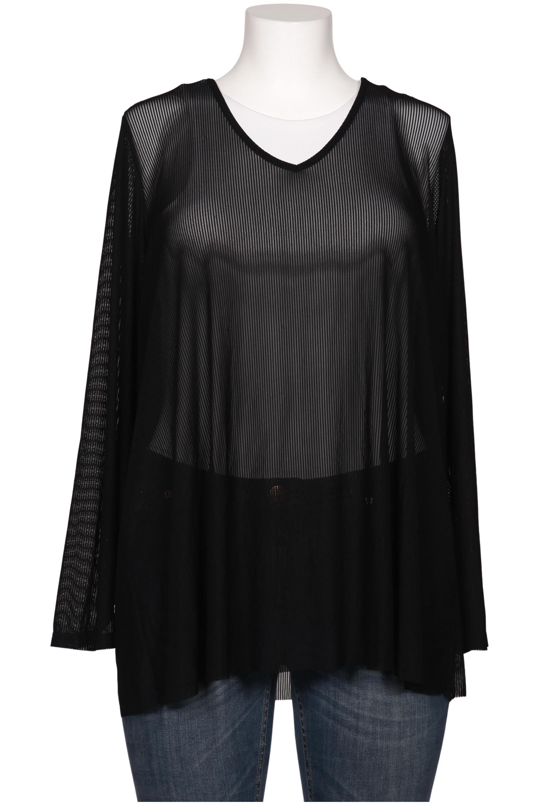 

Zizzi Damen Bluse, schwarz, Gr. 48