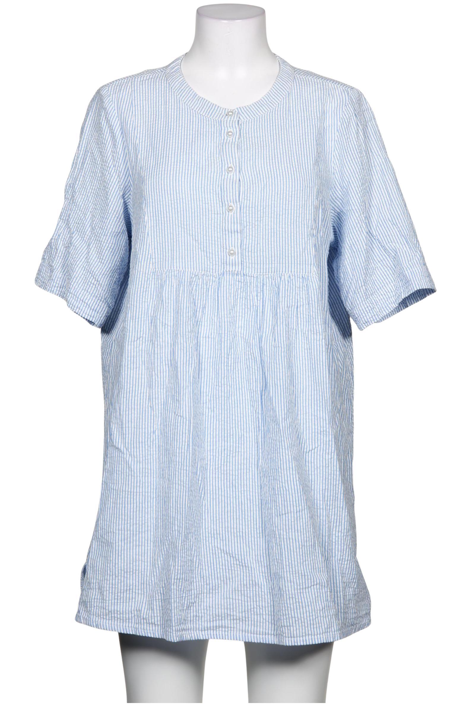 

Zizzi Damen Bluse, hellblau, Gr. 38