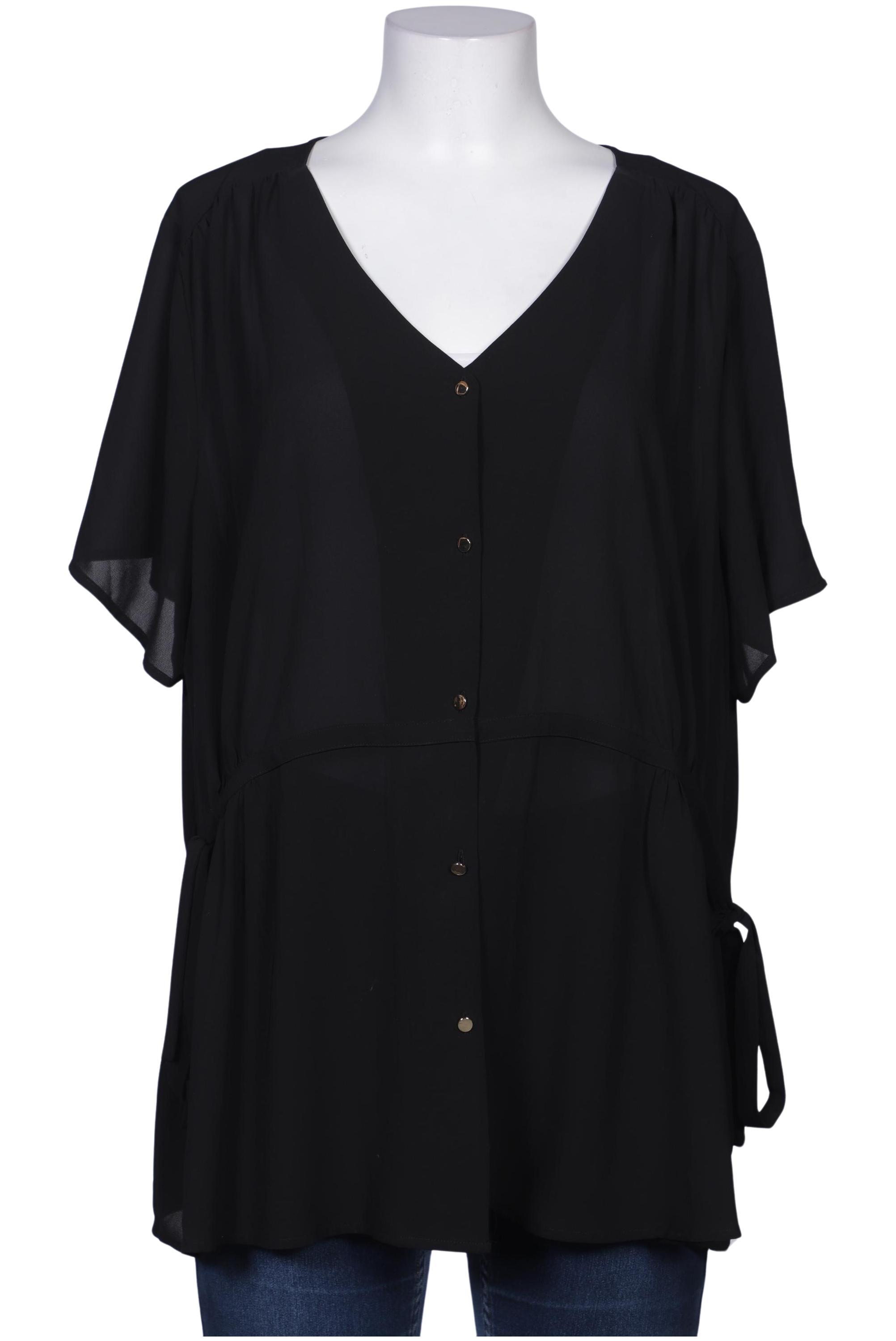 

Zizzi Damen Bluse, schwarz, Gr. 42