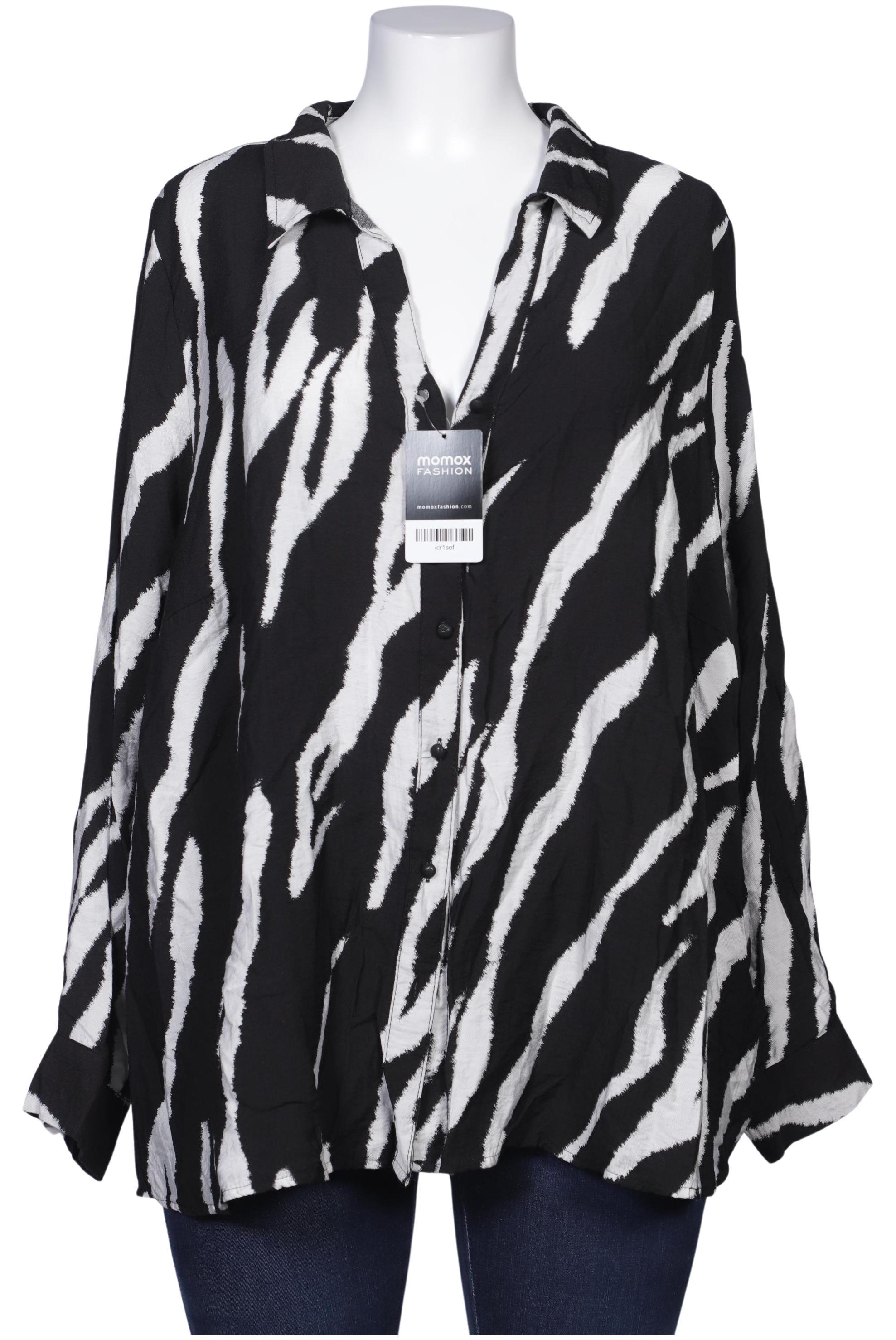 

Zizzi Damen Bluse, schwarz, Gr. 44