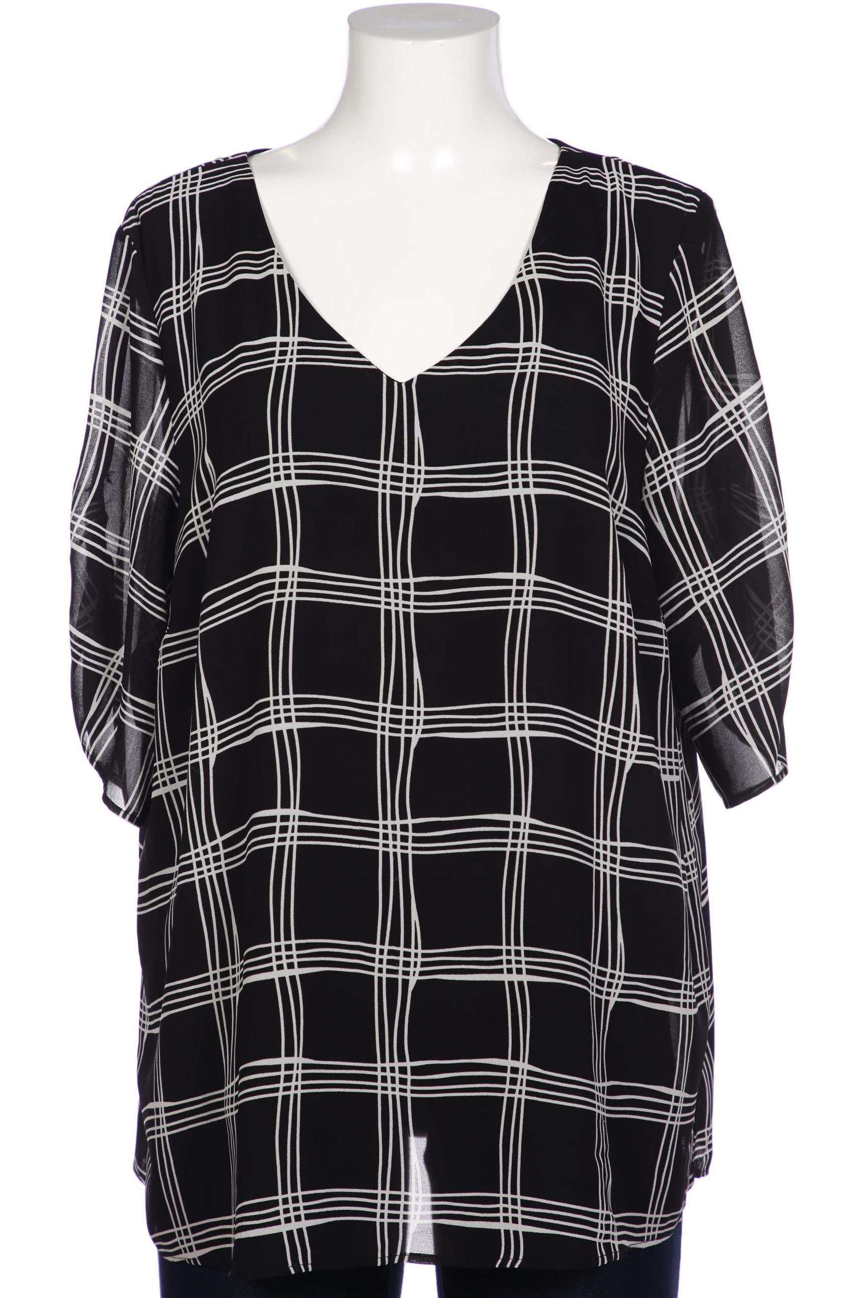 

Zizzi Damen Bluse, schwarz, Gr. 38