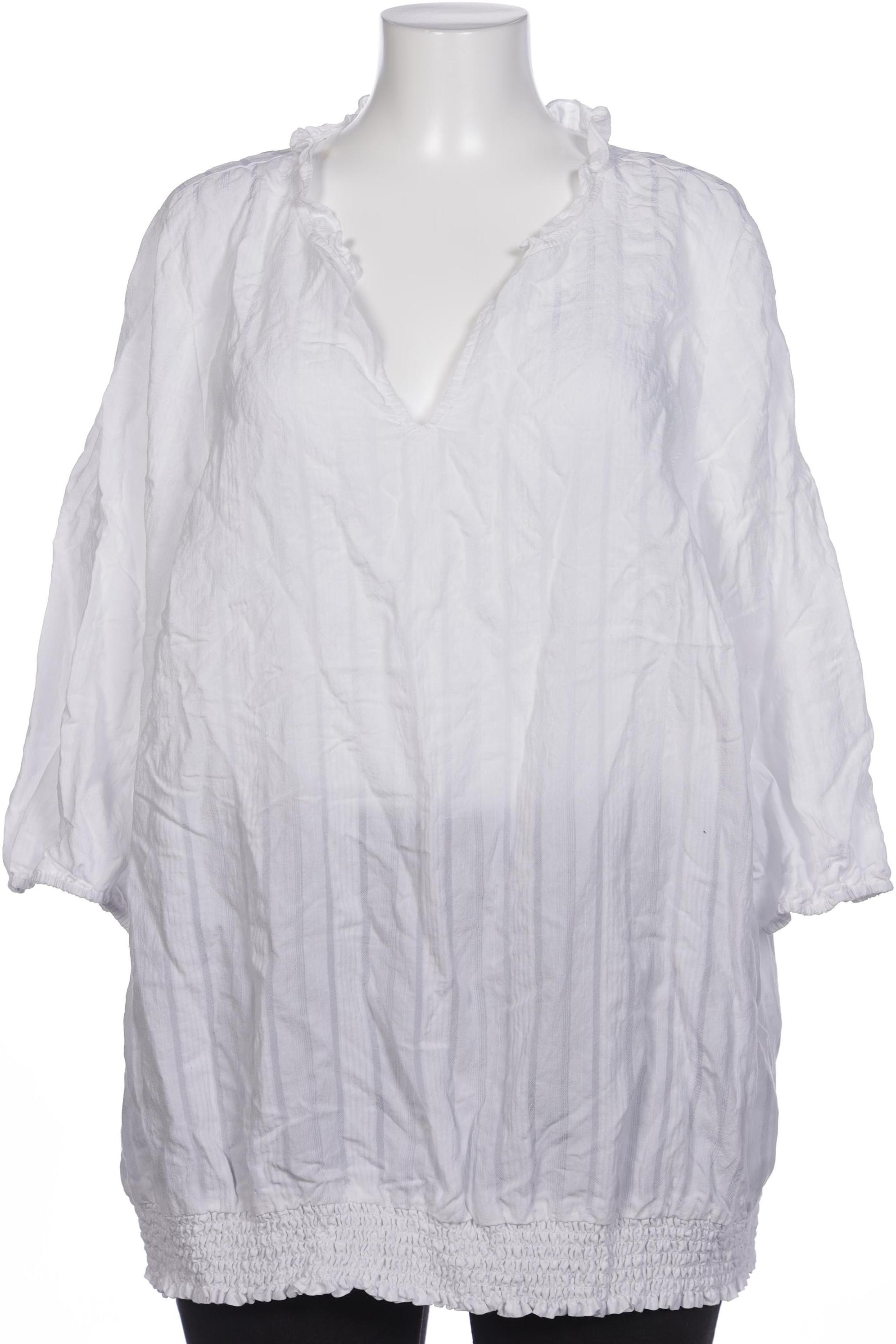 

Zizzi Damen Bluse, weiß, Gr. 44