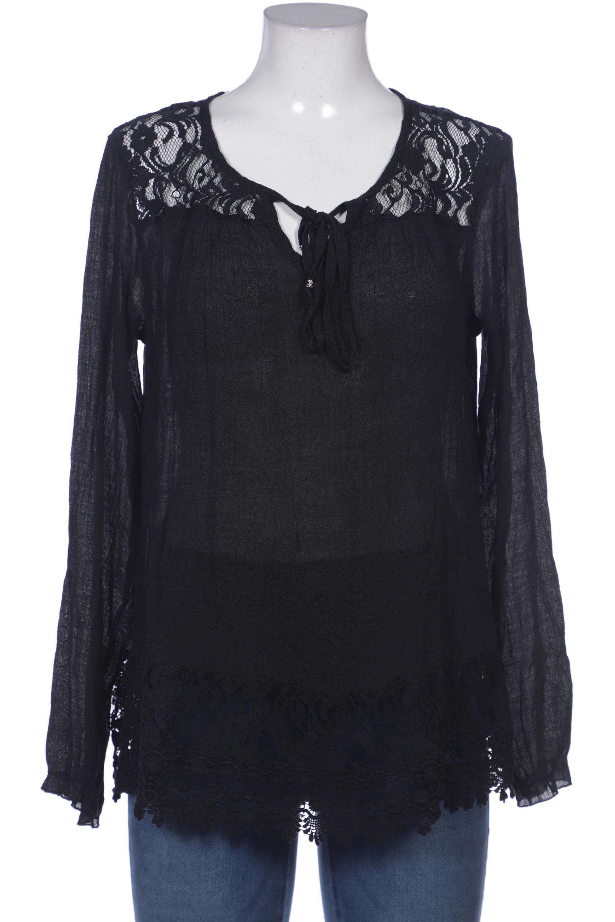 

Zizzi Damen Bluse, schwarz, Gr. 42