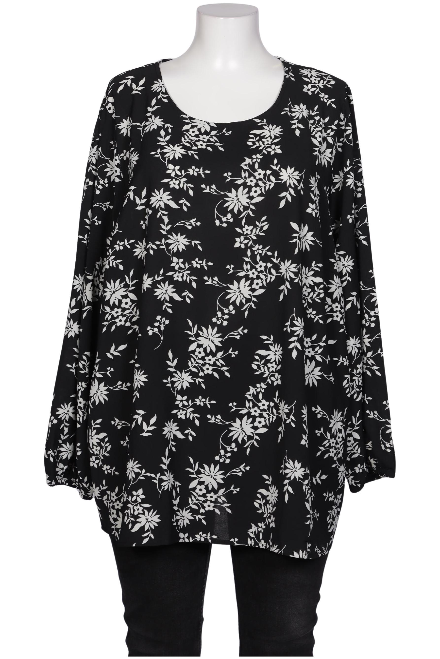 

Zizzi Damen Bluse, schwarz, Gr. 44
