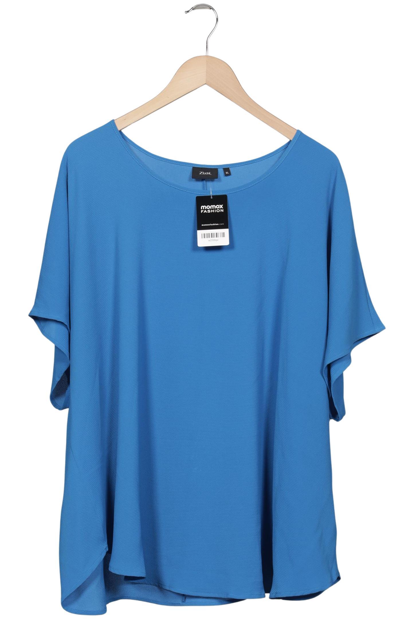 

Zizzi Damen Bluse, blau, Gr. 44