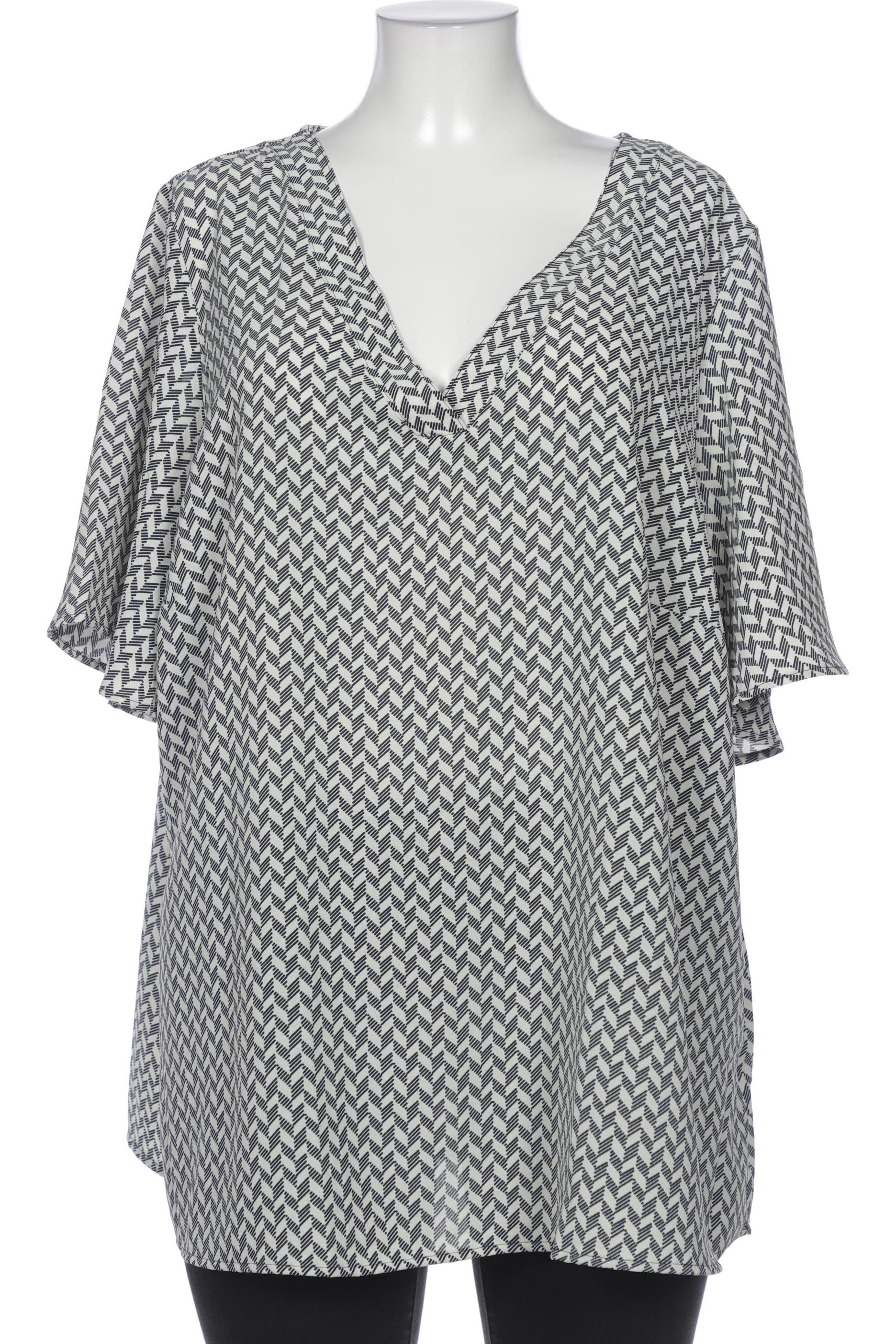 

Zizzi Damen Bluse, weiß, Gr. 44