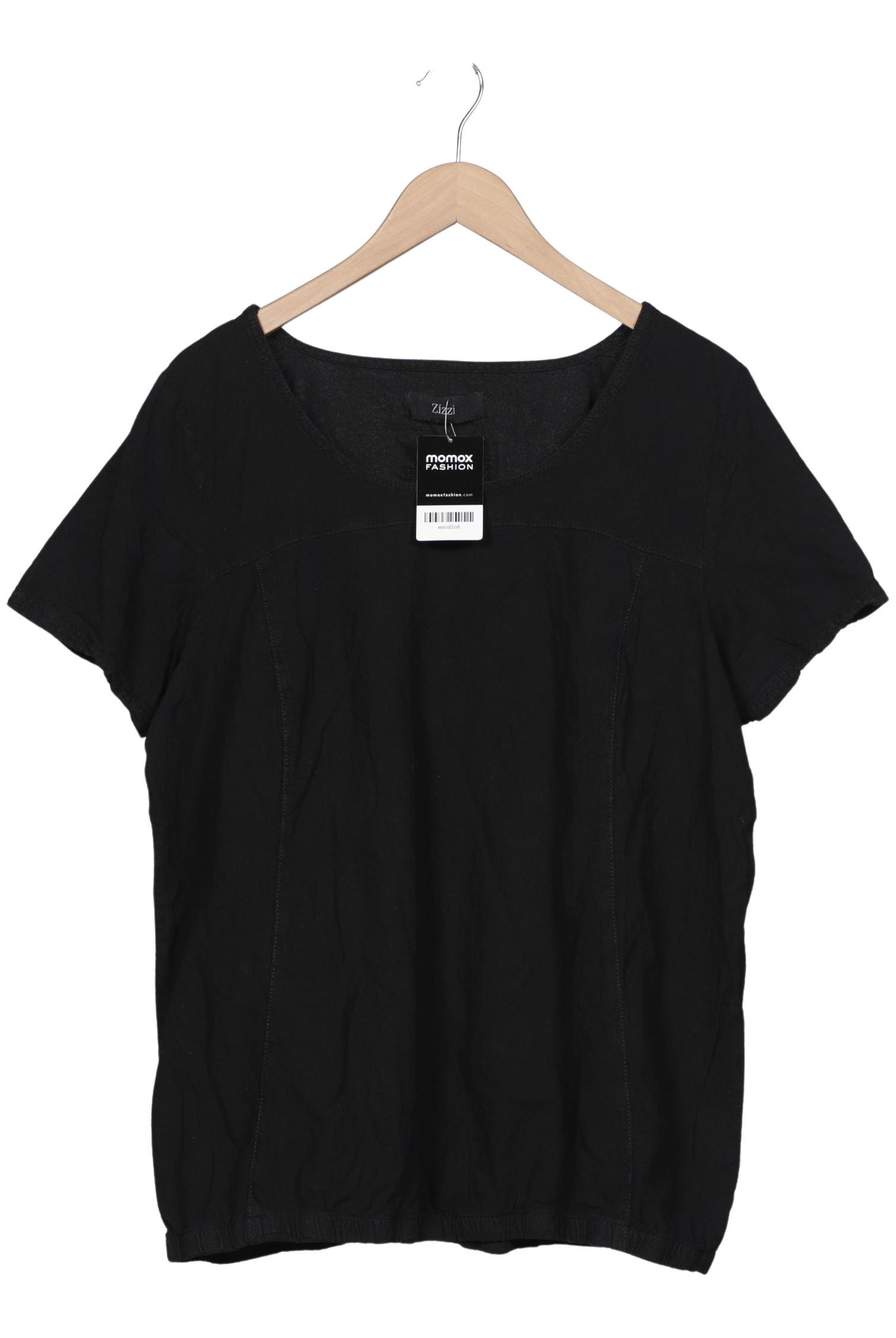 

Zizzi Damen Bluse, schwarz, Gr. 38
