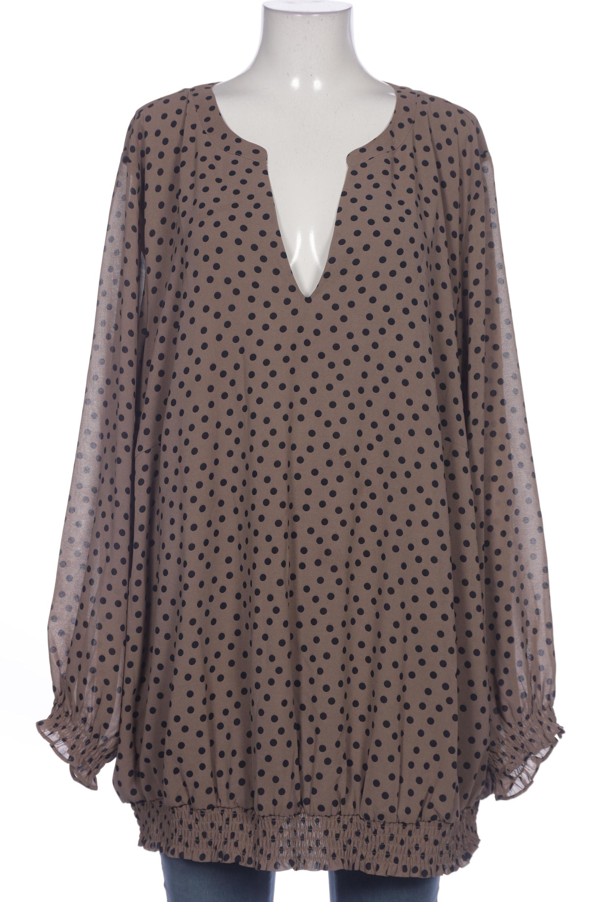 

Zizzi Damen Bluse, braun, Gr. 48