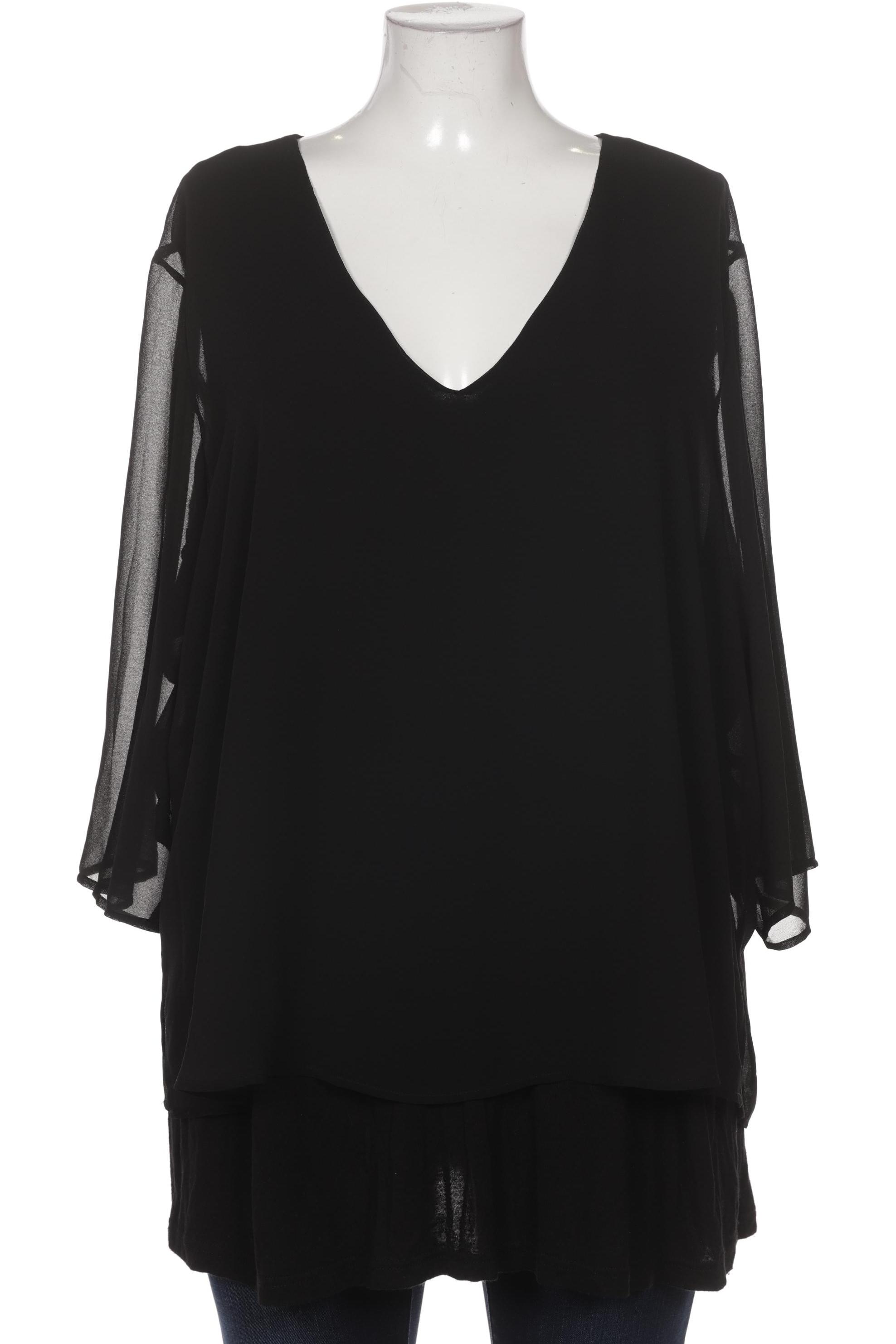 

Zizzi Damen Bluse, schwarz, Gr. 44