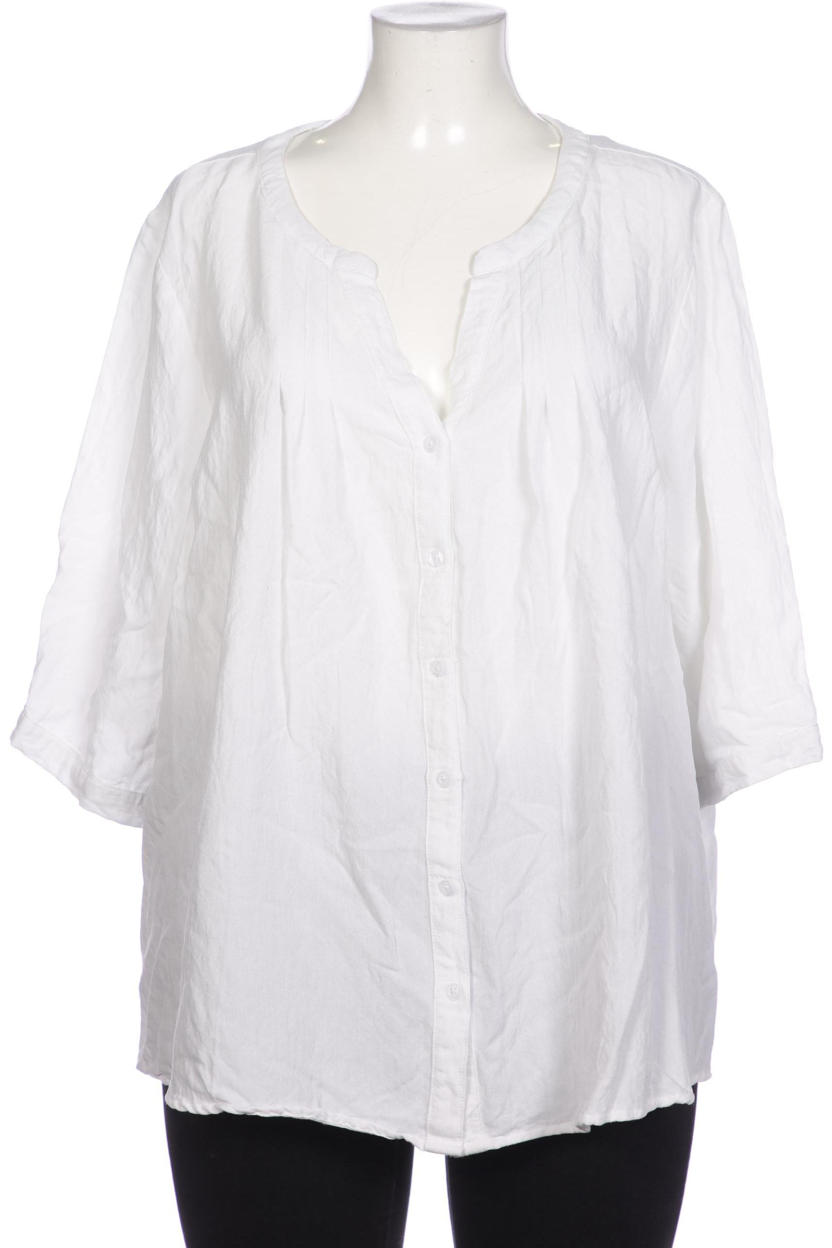 

Zizzi Damen Bluse, weiß, Gr. 44