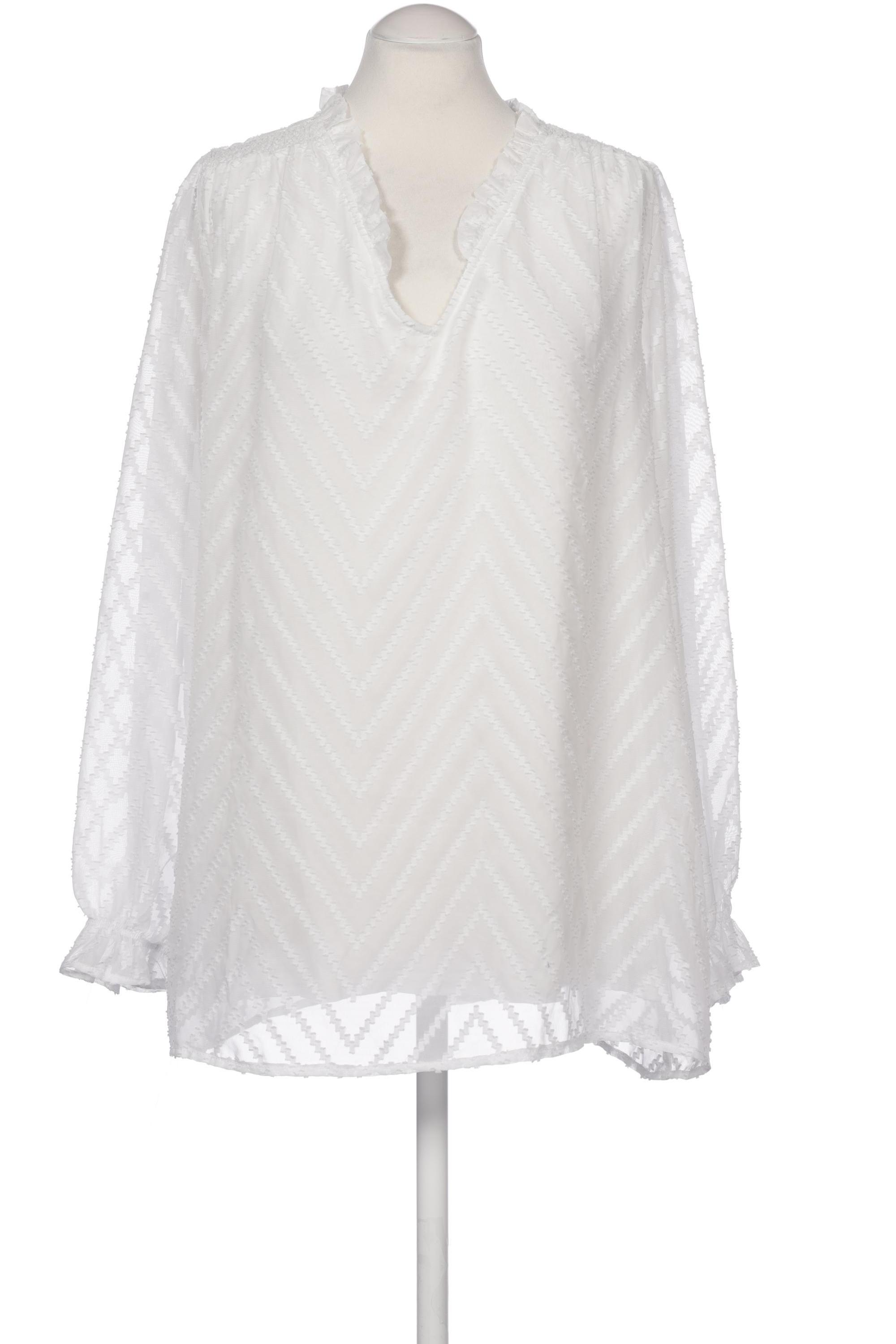 

Zizzi Damen Bluse, weiß, Gr. 38