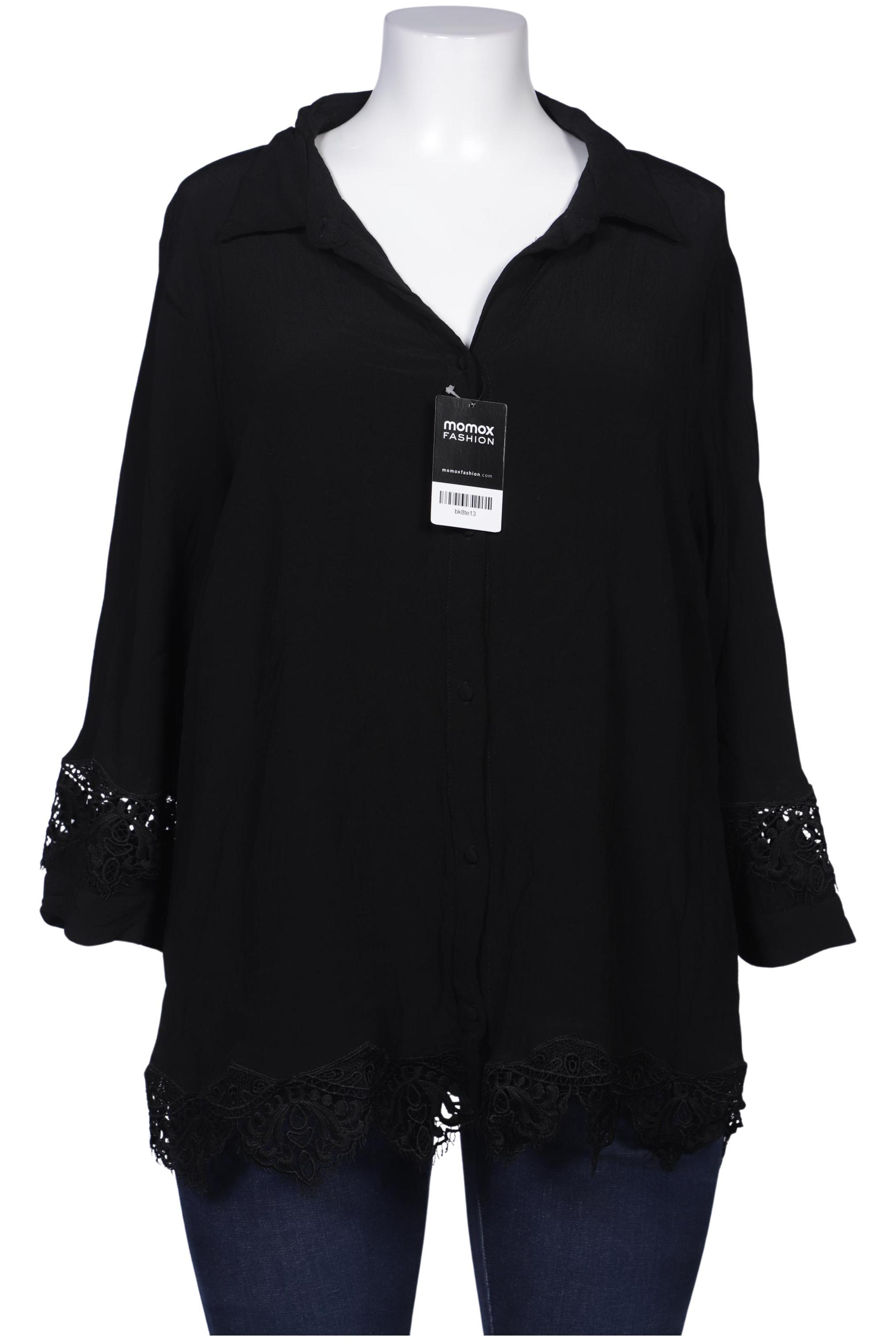 

Zizzi Damen Bluse, schwarz, Gr. 42