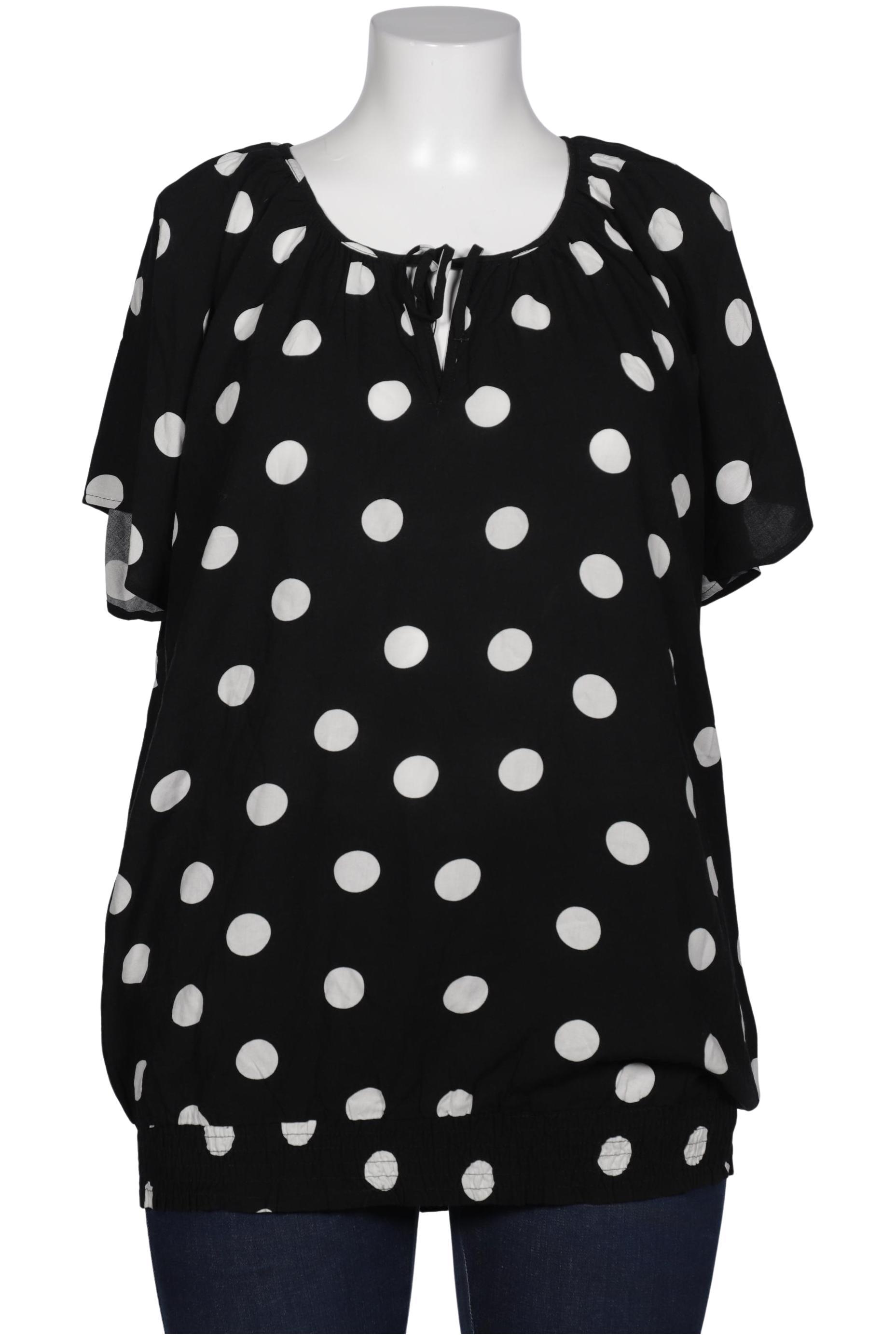

Zizzi Damen Bluse, schwarz, Gr. 38