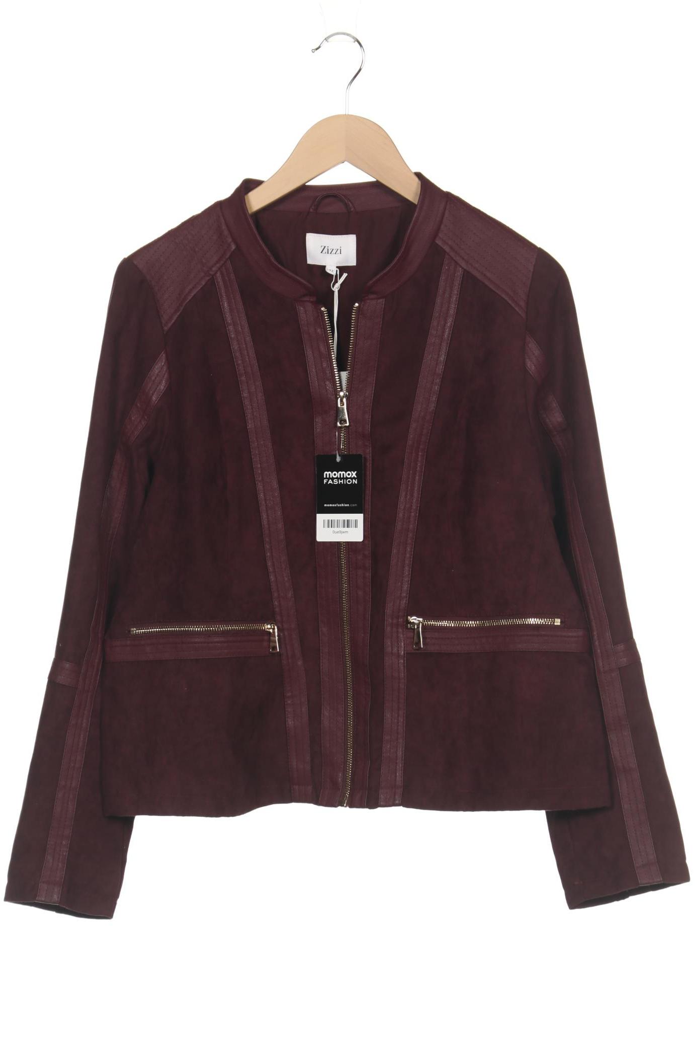 

Zizzi Damen Jacke, bordeaux, Gr. 42