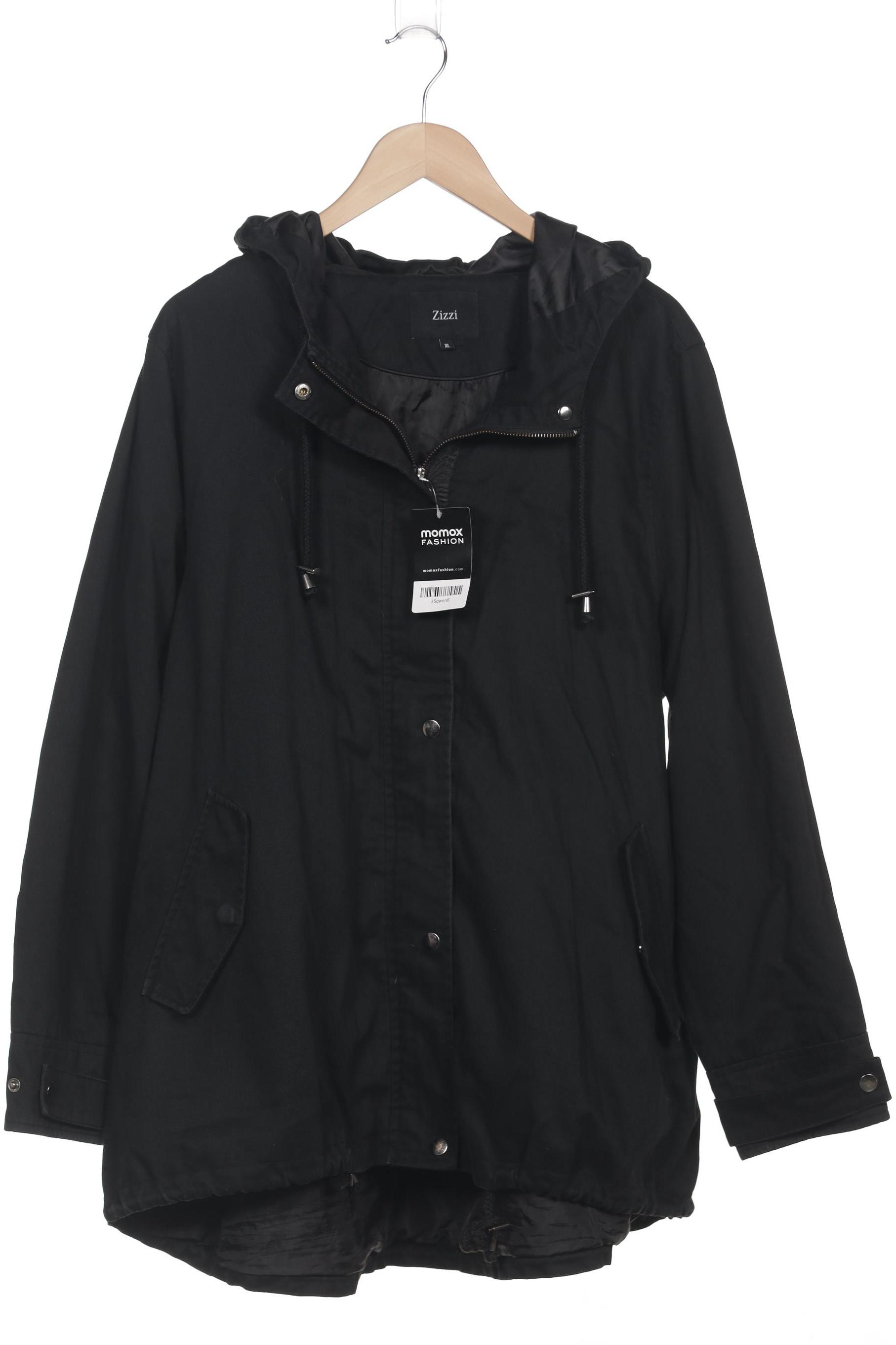 

Zizzi Damen Jacke, schwarz, Gr. 44