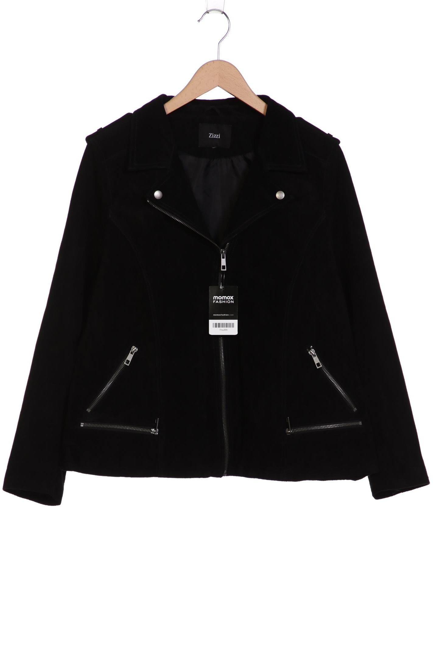 

Zizzi Damen Jacke, schwarz, Gr. 46